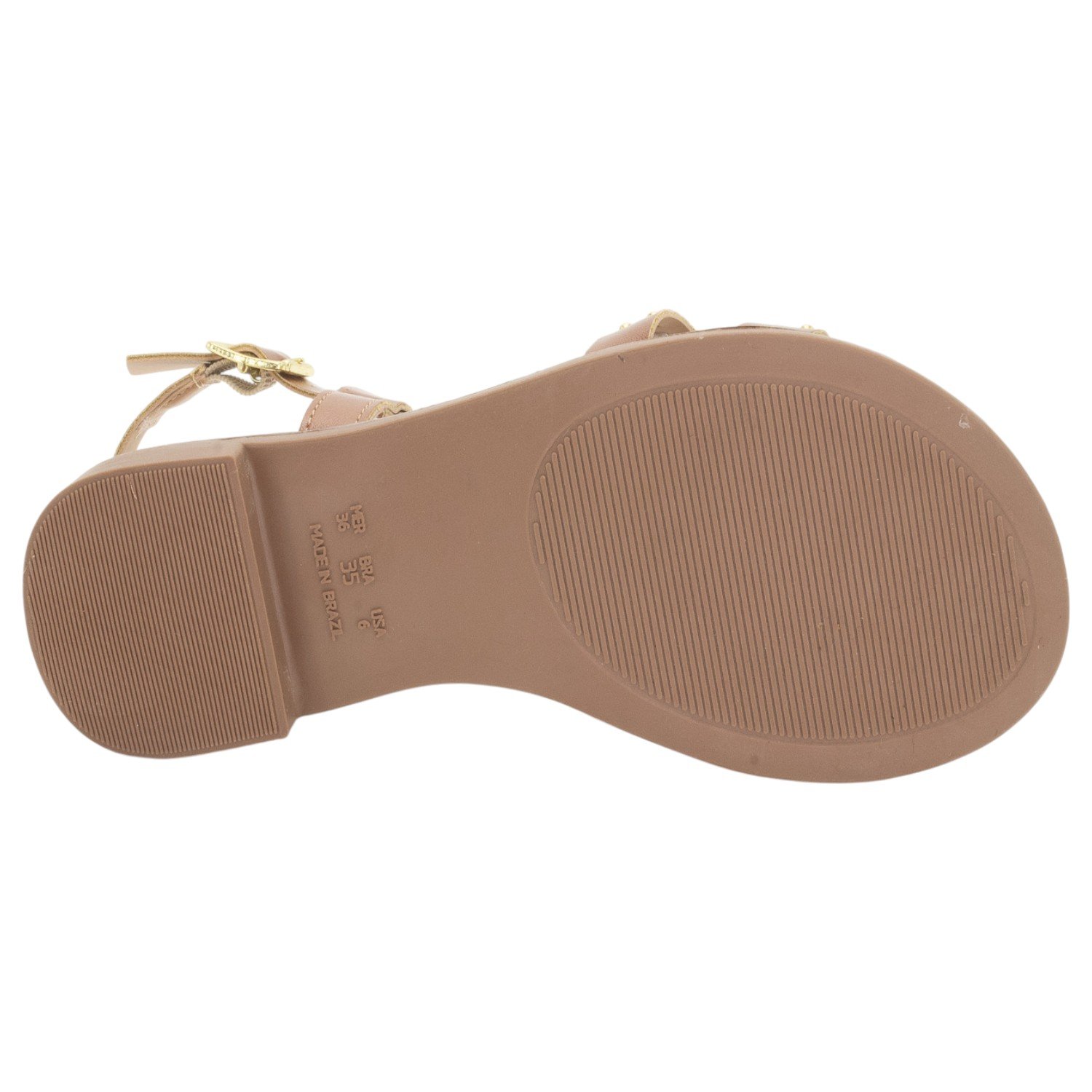 Sandália Feminina Lady Lizzy 3030-2026 - Marrom Marrom 4