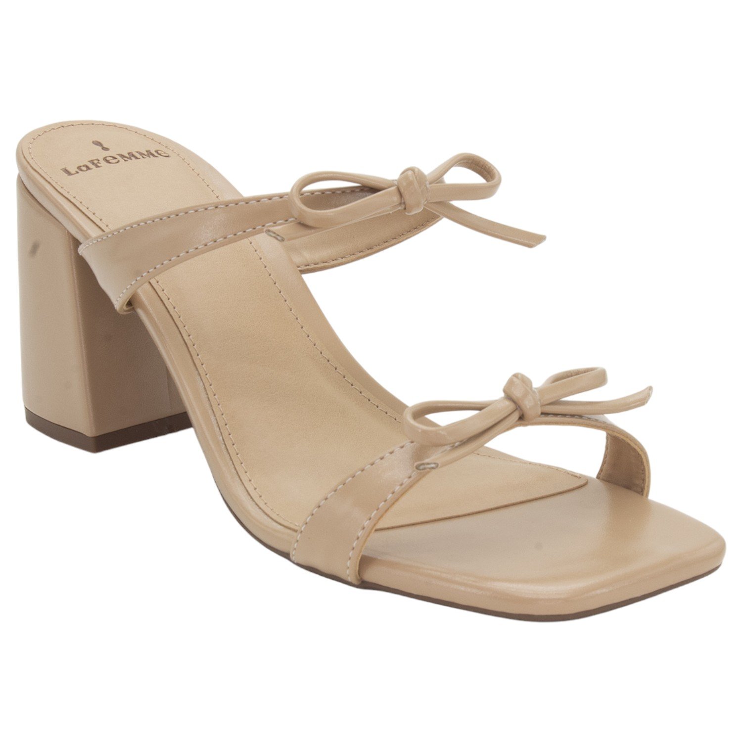 Tamanco Feminino La Femme 68.004 - Areia Bege 2