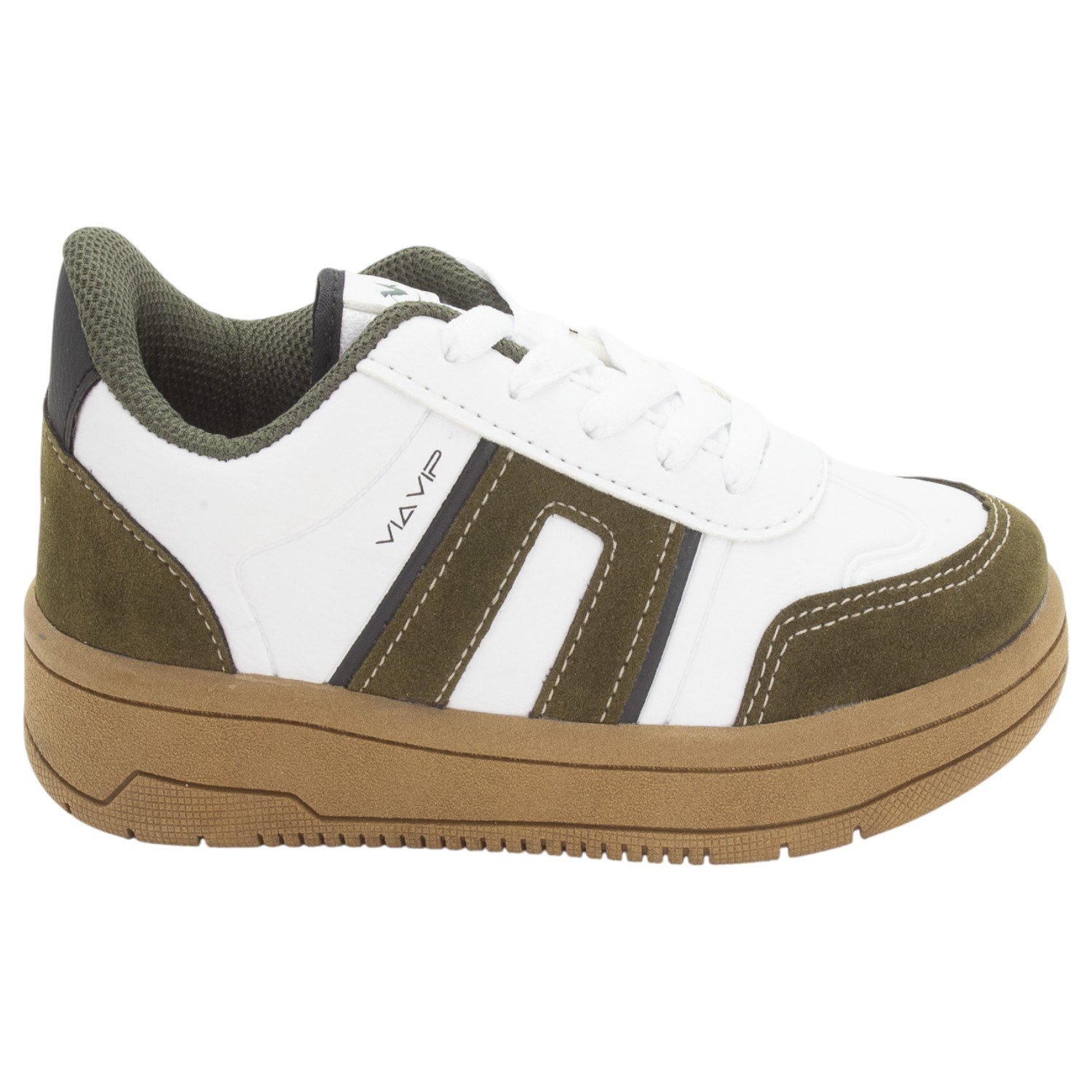 Tênis Infantil Menino Via Vip VV4515 - Branco