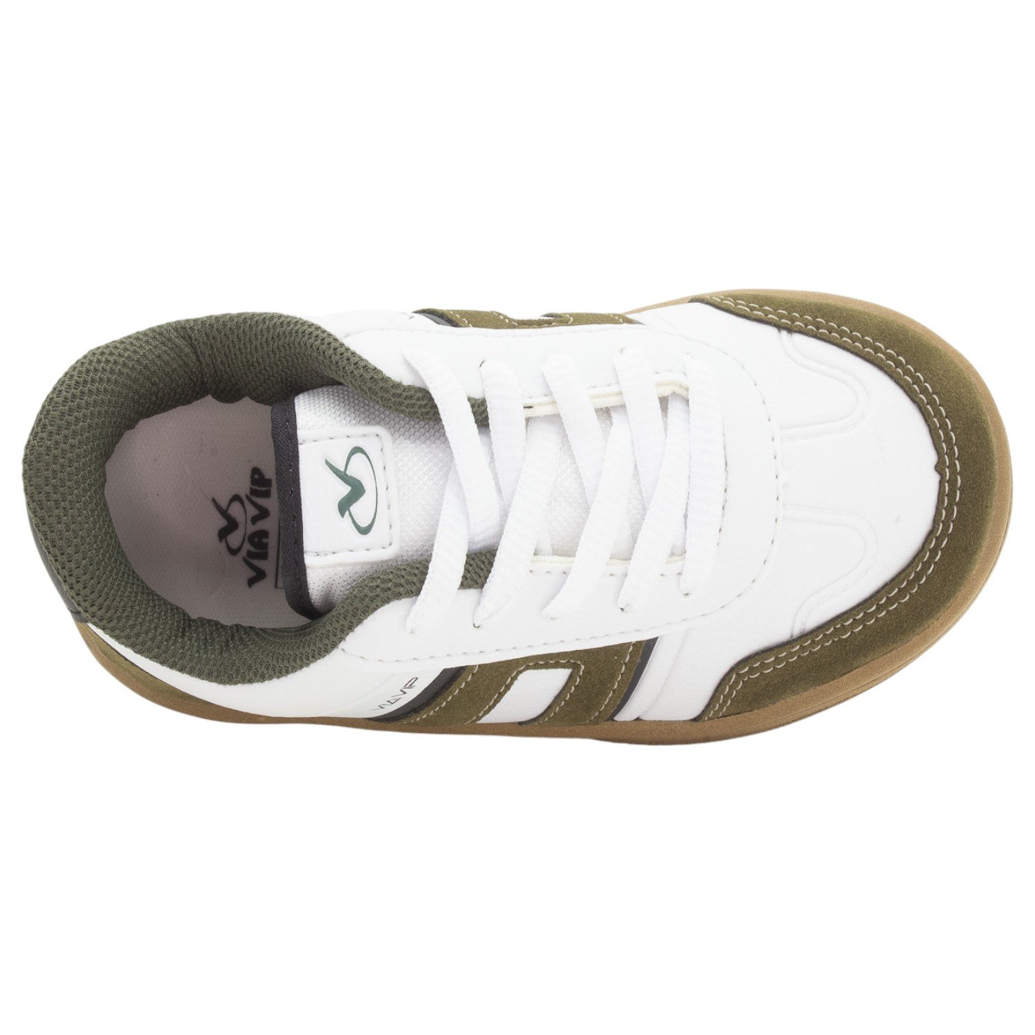 Tênis Infantil Menino Via Vip VV4515 - Branco Branco 5