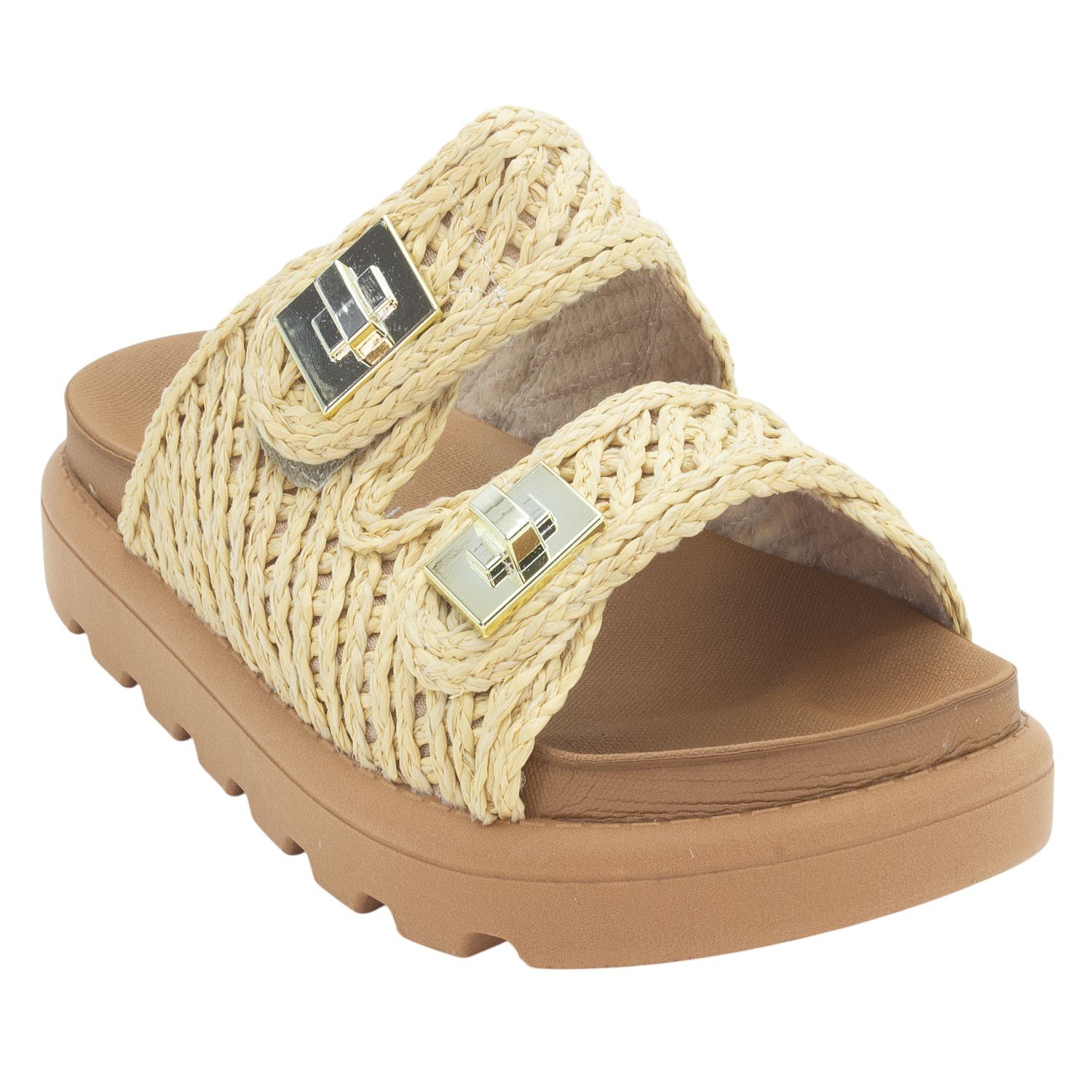 Papete Feminina Vizzano 6510.119 - Bege Bege 2