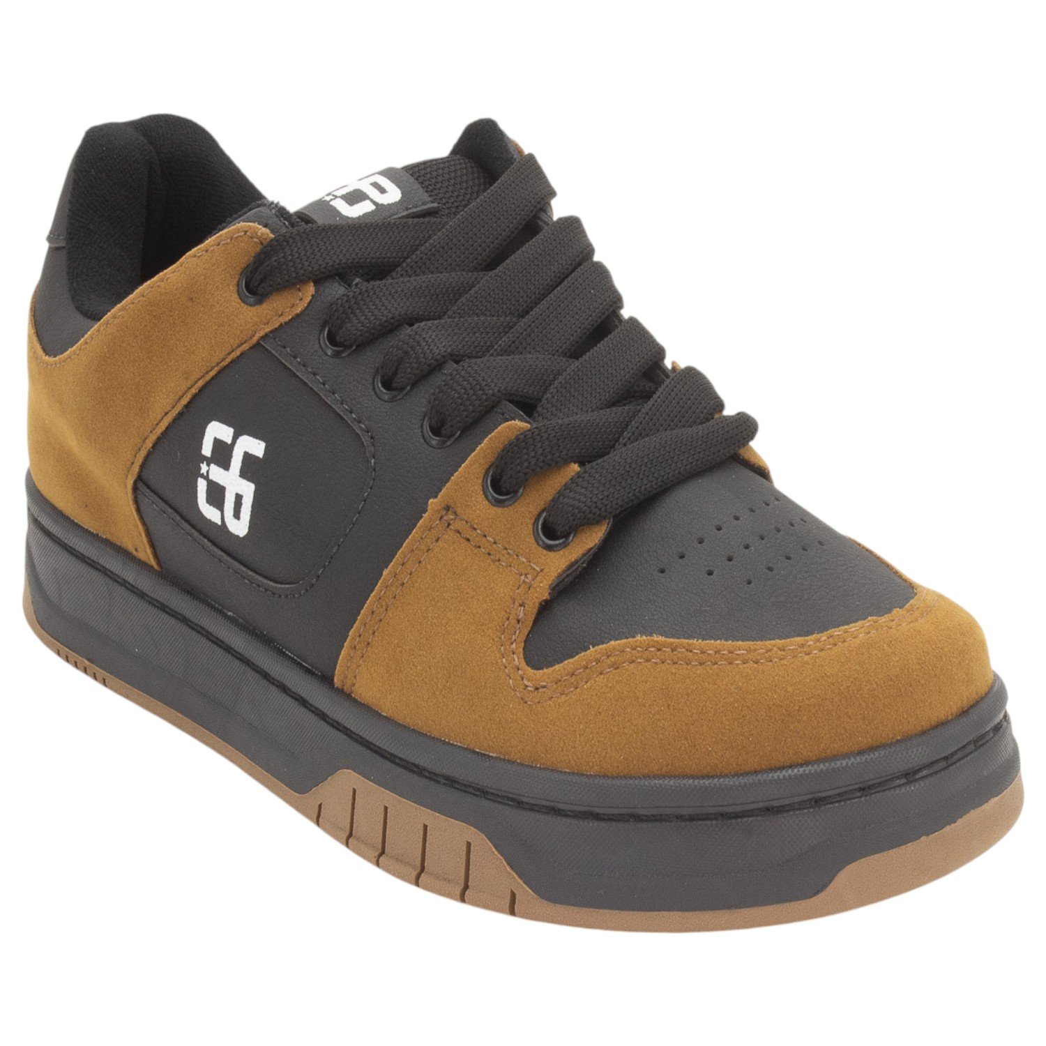 Tênis Masculino Energy 1887A - Preto Preto/Marrom 2