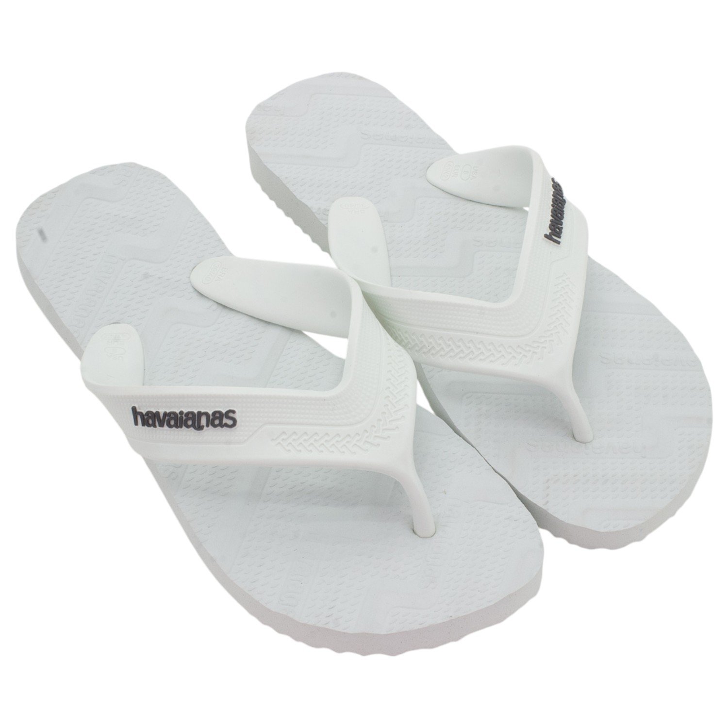 Chinelo Masculino Havaianas Track Waves - Branco