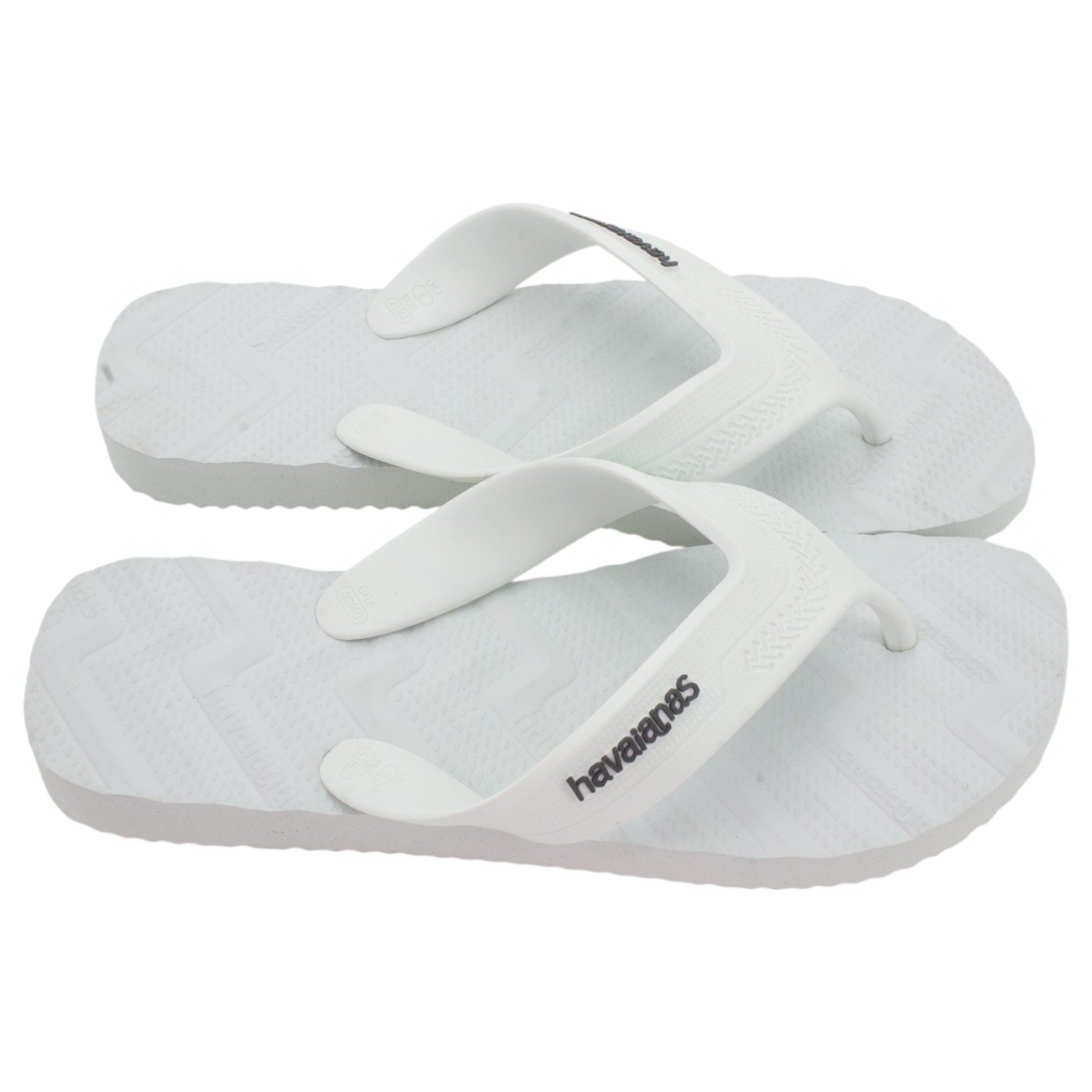 Chinelo Masculino Havaianas Track Waves - Branco Branco 2