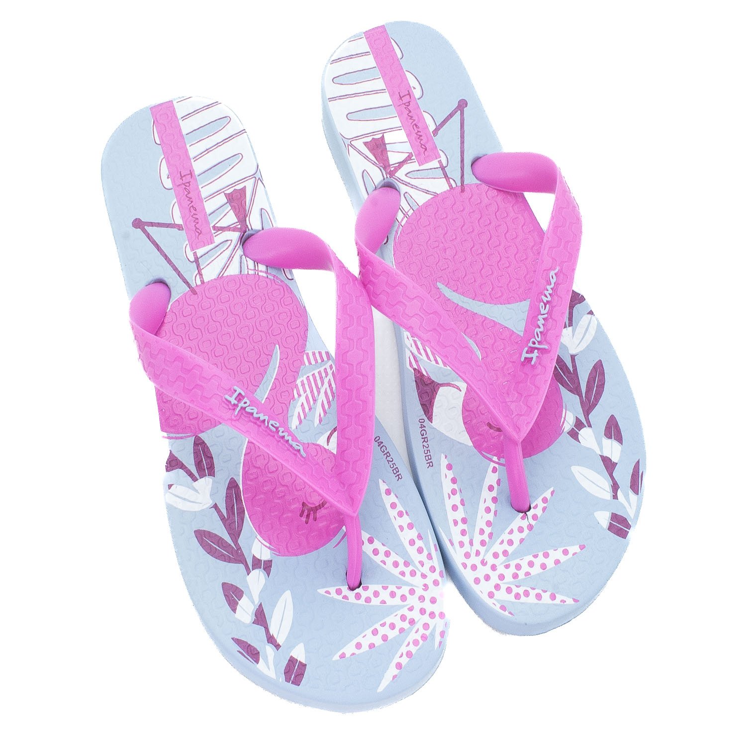 Chinelo Infantil Menina Ipanema Fantasia - Azul Roxo 4