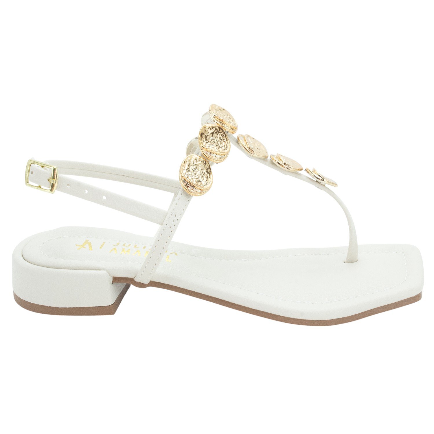Sandália Feminina Juliana Amaral SP1521 - Off White