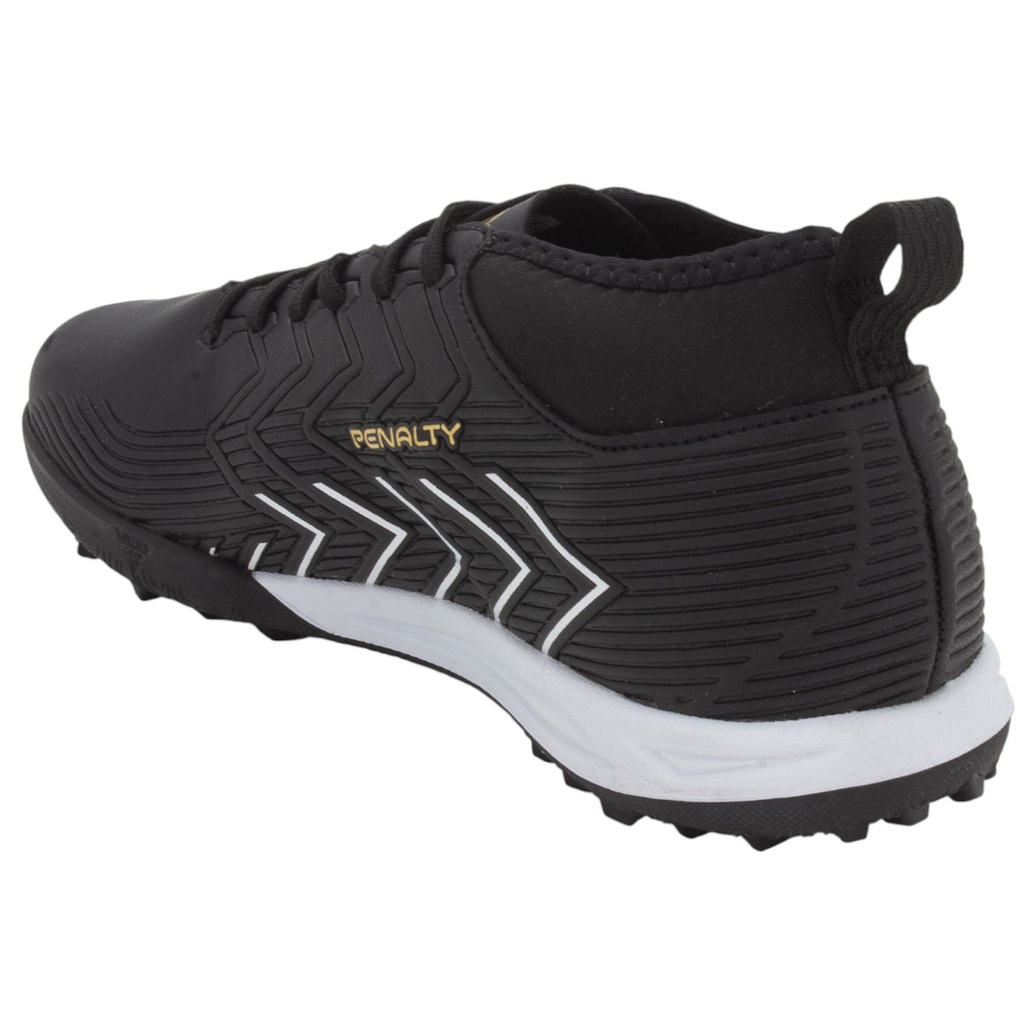 Chuteira Society Masculina Penalty Storm Y-3 - Preto Preto 3