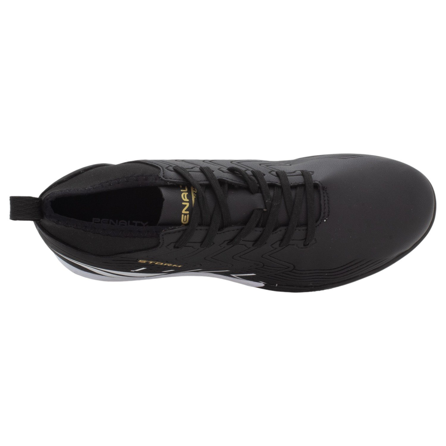 Chuteira Society Masculina Penalty Storm Y-3 - Preto Preto 5