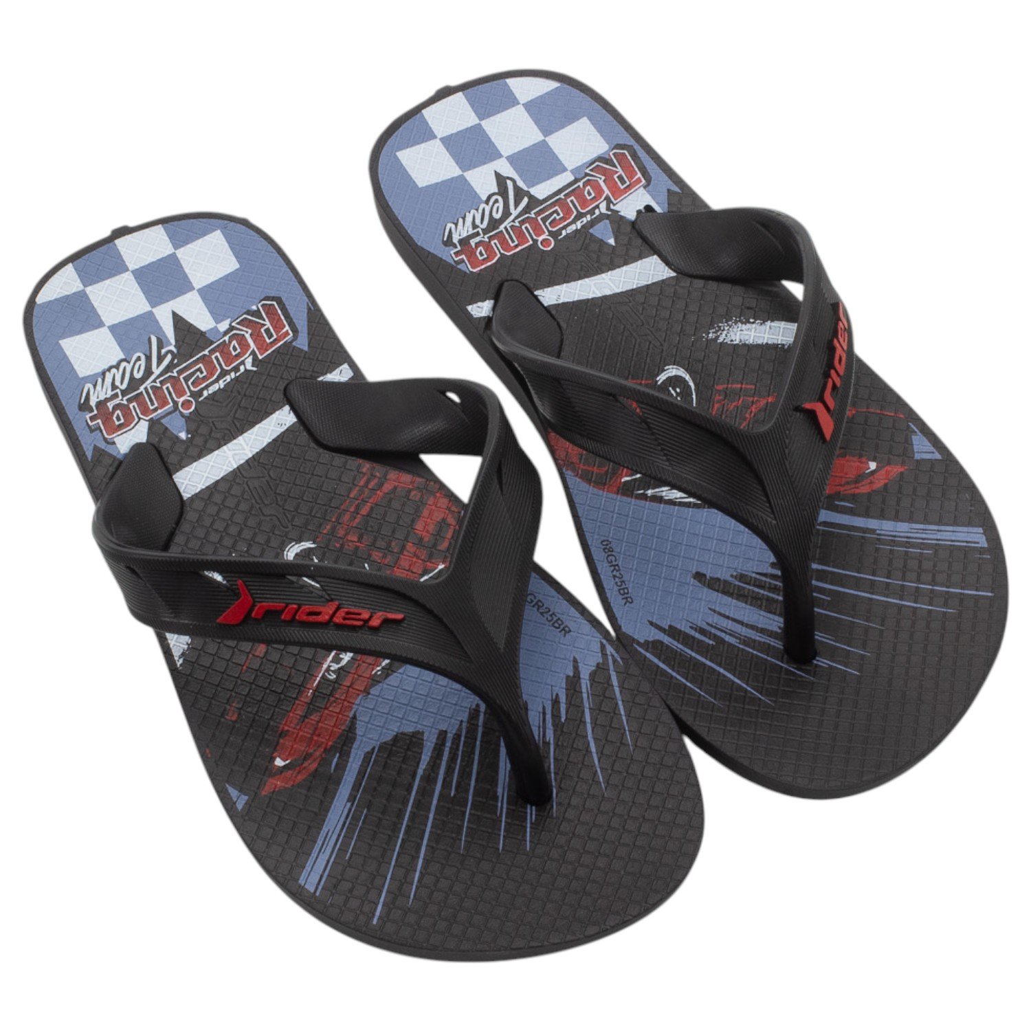 Chinelo Infantil Menino Rider Street Joy - Preto