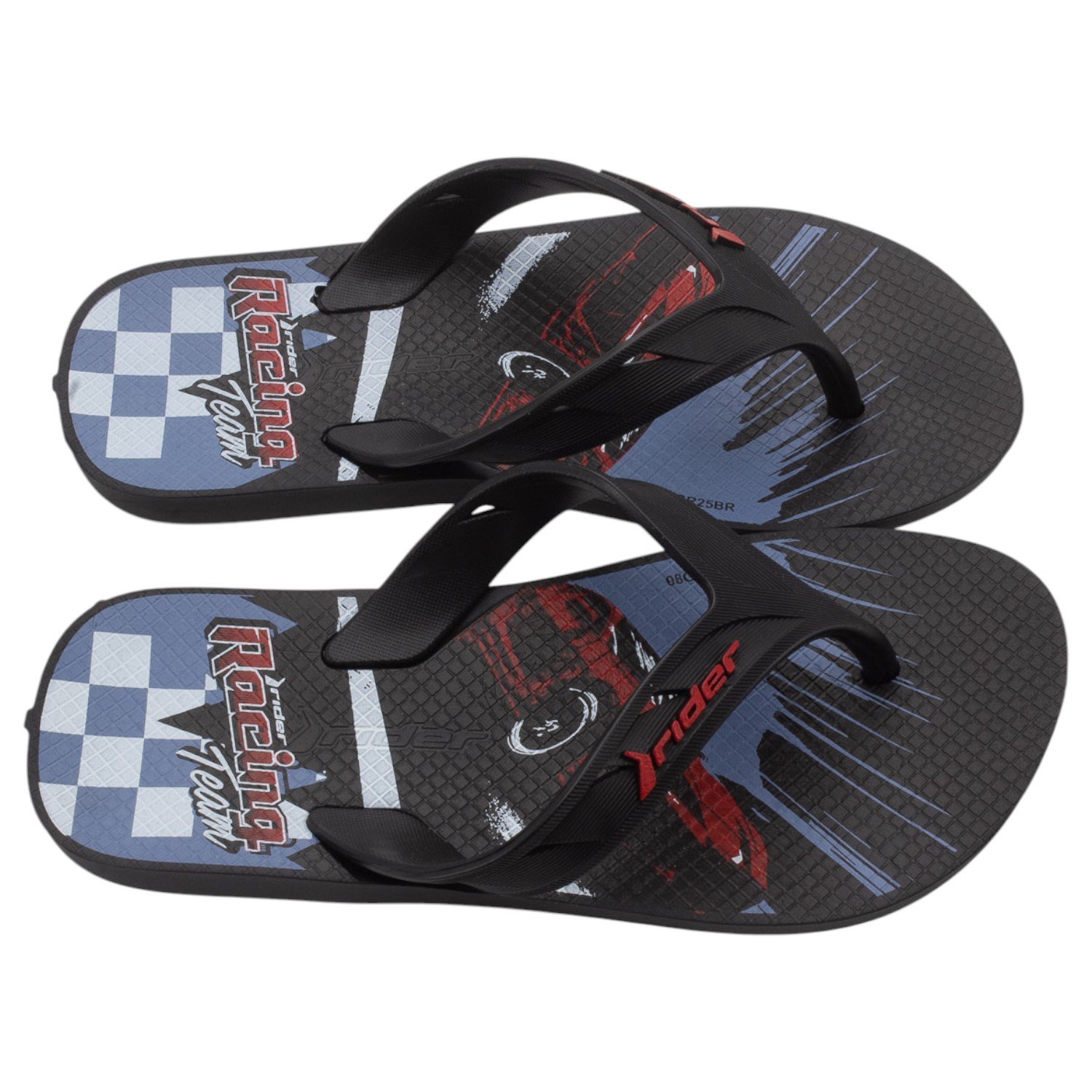 Chinelo Infantil Menino Rider Street Joy - Preto Preto 2