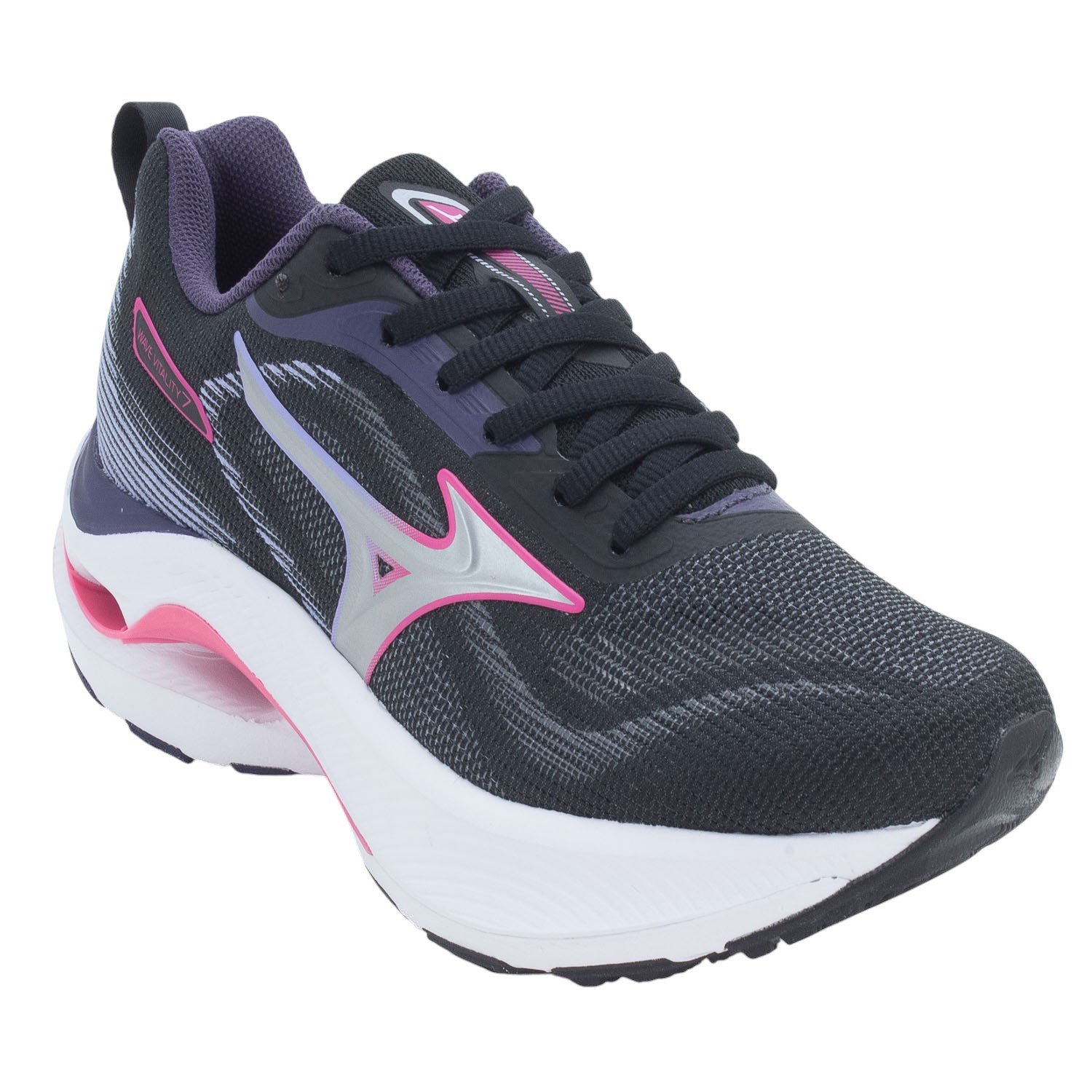 Tênis Feminino Mizuno Wave Vitality 7 - Preto Preto 2
