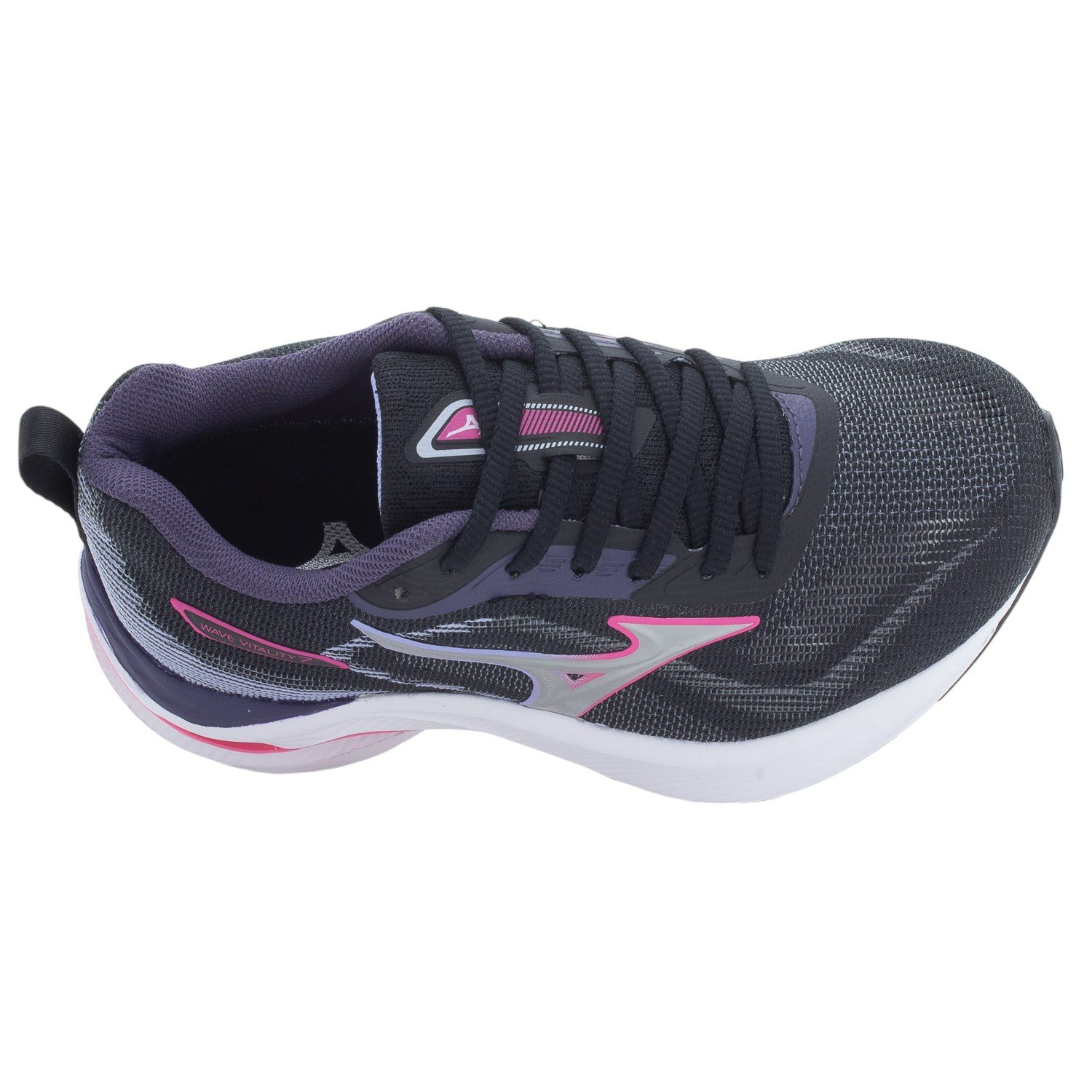 Tênis Feminino Mizuno Wave Vitality 7 - Preto Preto 5
