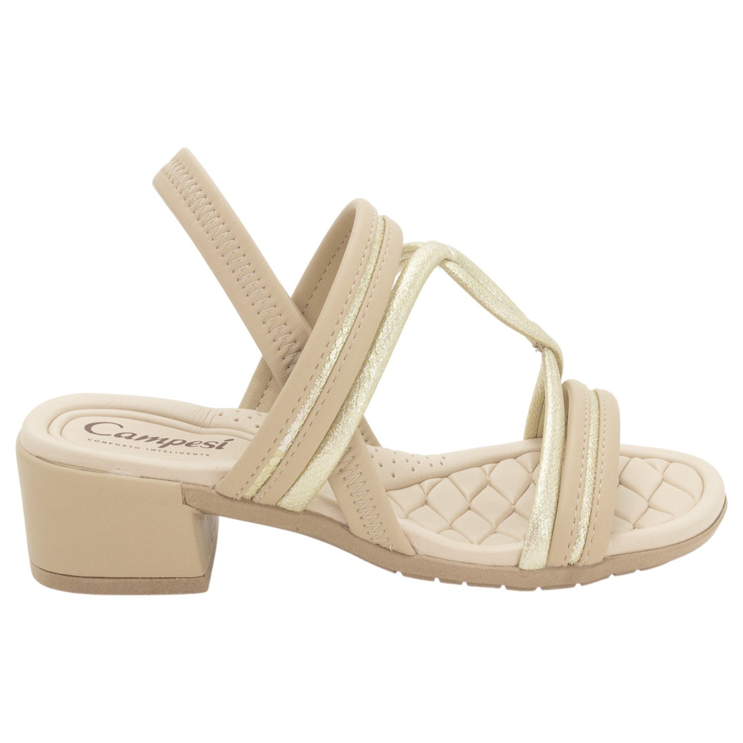 Sandália Feminina Campesí CP164 - Bege