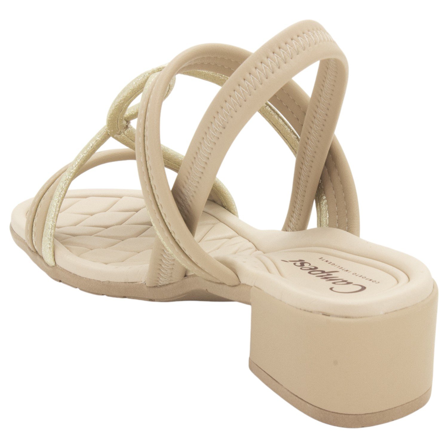 Sandália Feminina Campesí CP164 - Bege Bege 3