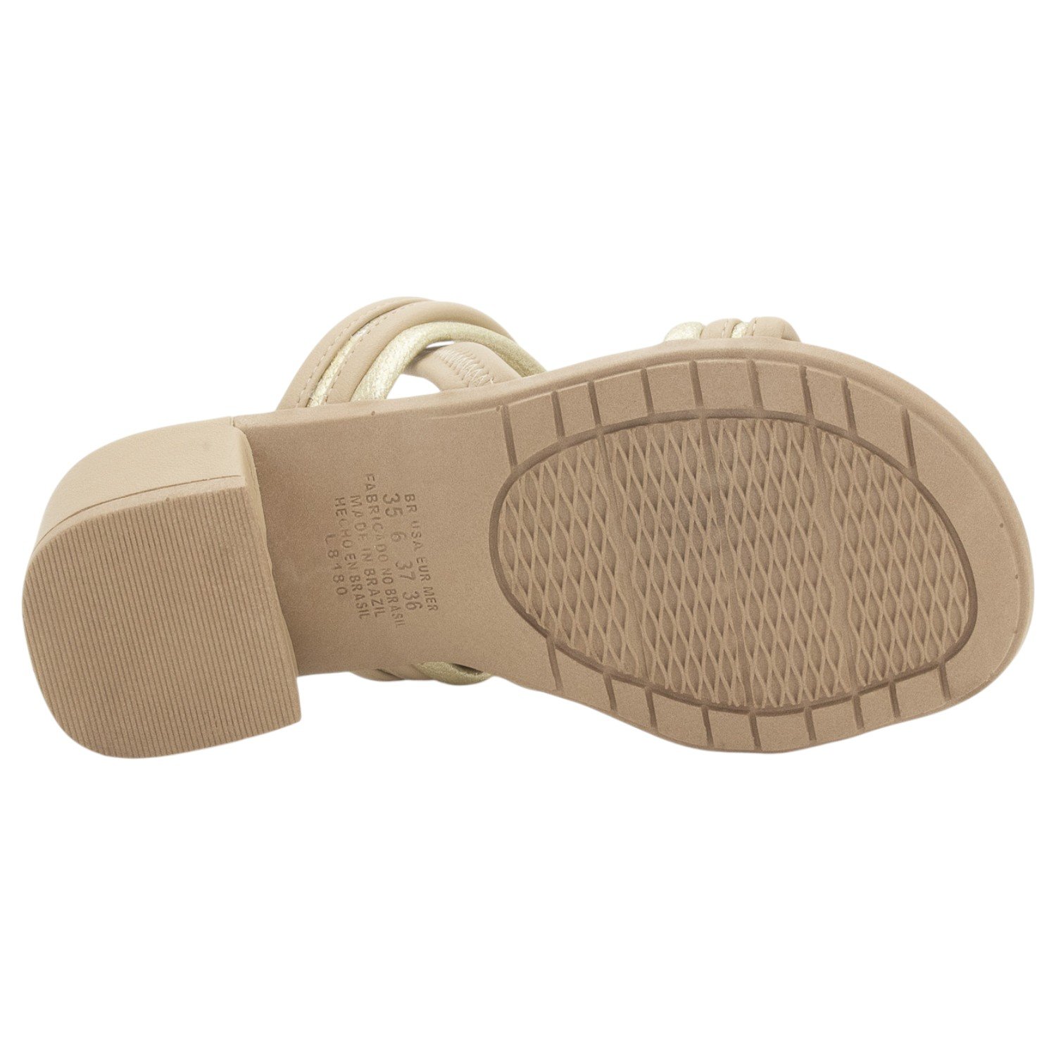 Sandália Feminina Campesí CP164 - Bege Bege 4