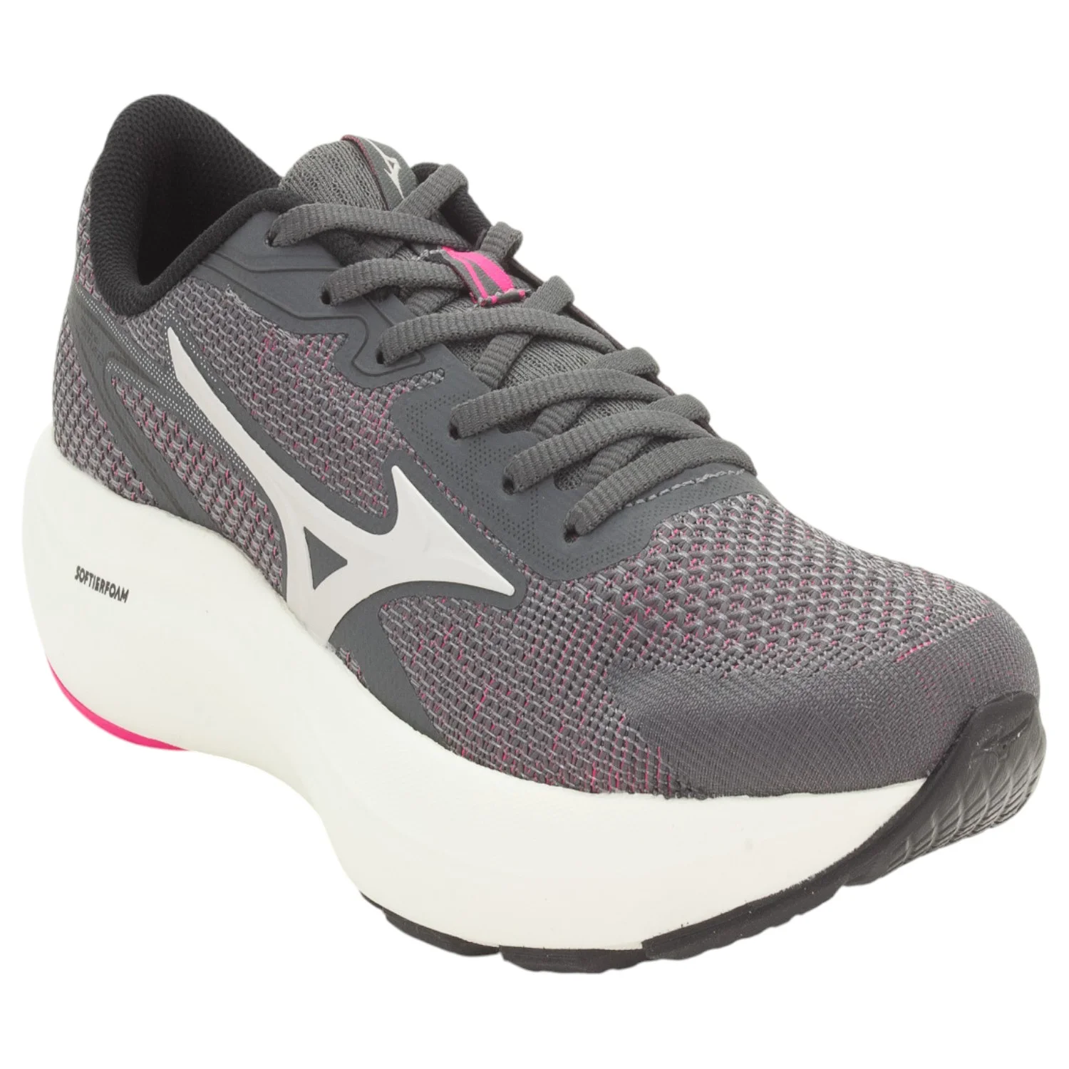 Tênis Feminino Mizuno Virtue 2 - Cinza Cinza/Rosa 2