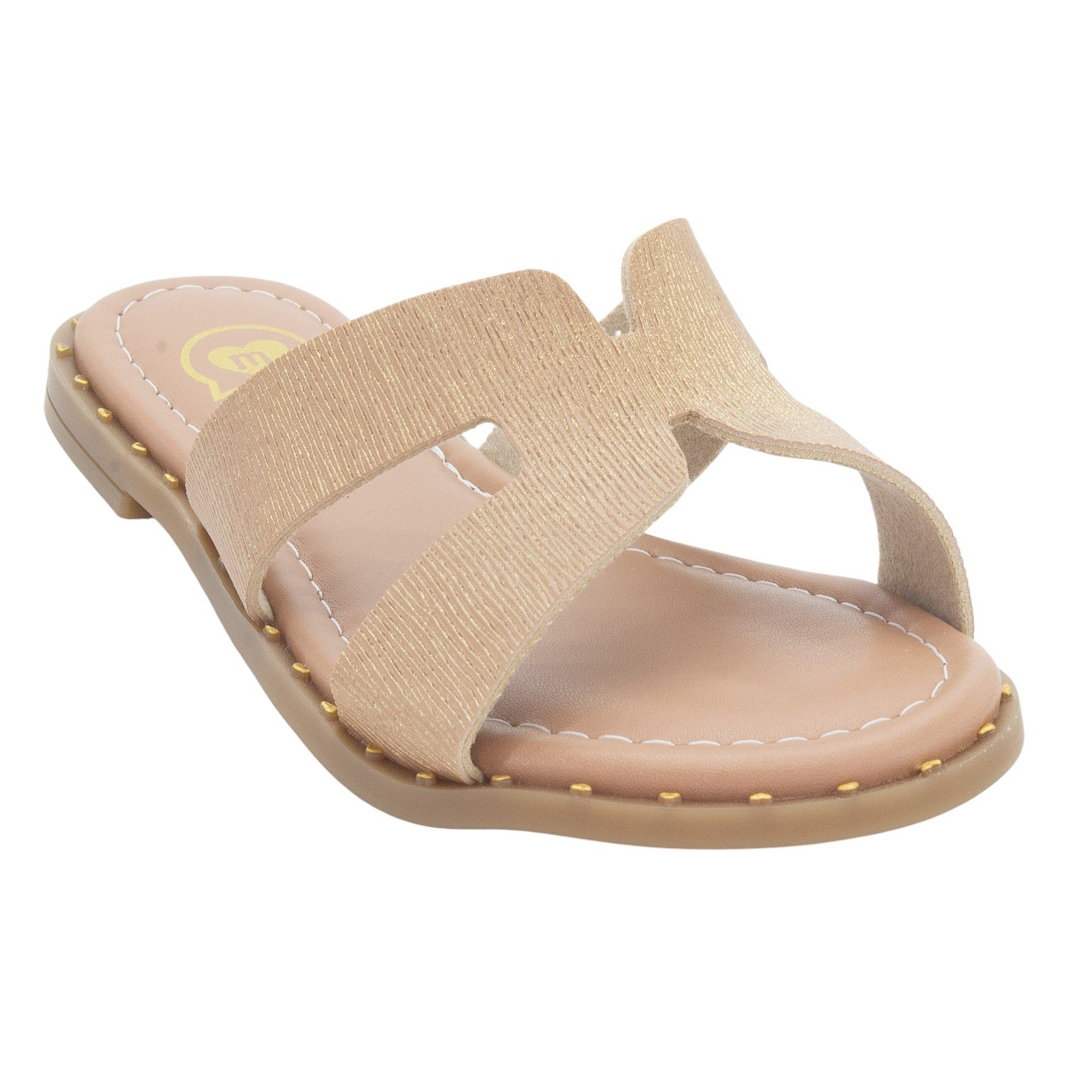 Rasteira Infantil Menina Molekinha 2342.105 - Nude Bege 2