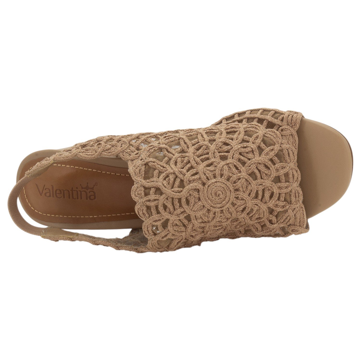 Sandália Feminina Valentina 457010 - Bege Bege 5