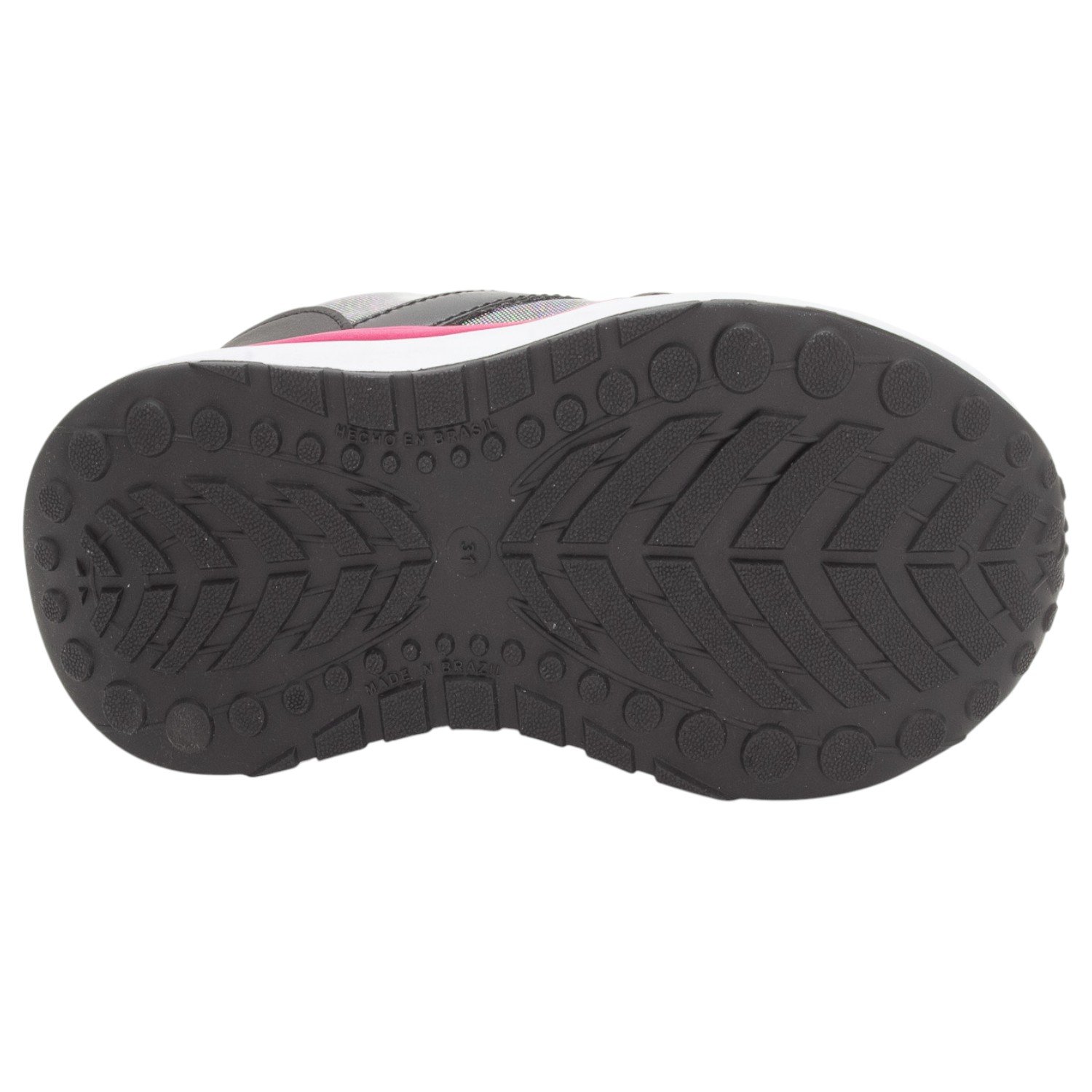 Tênis Infantil Menina Via Vip VNJ3010 - Preto Preto 4