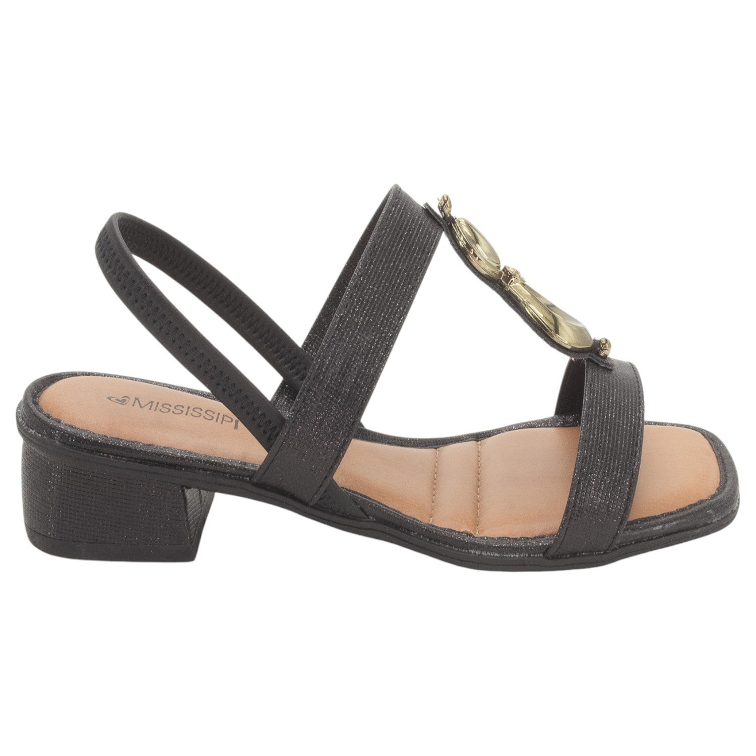 Sandália Feminina Mississipi MF893 - Preto