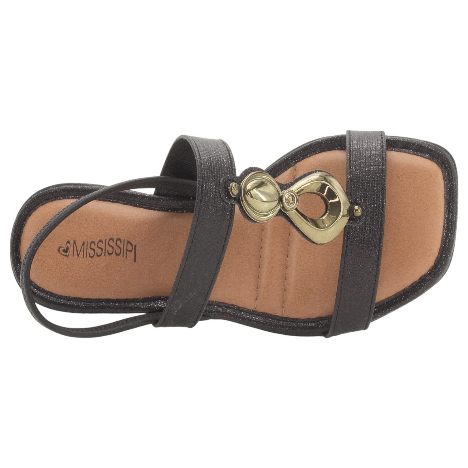 Sandália Feminina Mississipi MF893 - Preto Preto 5