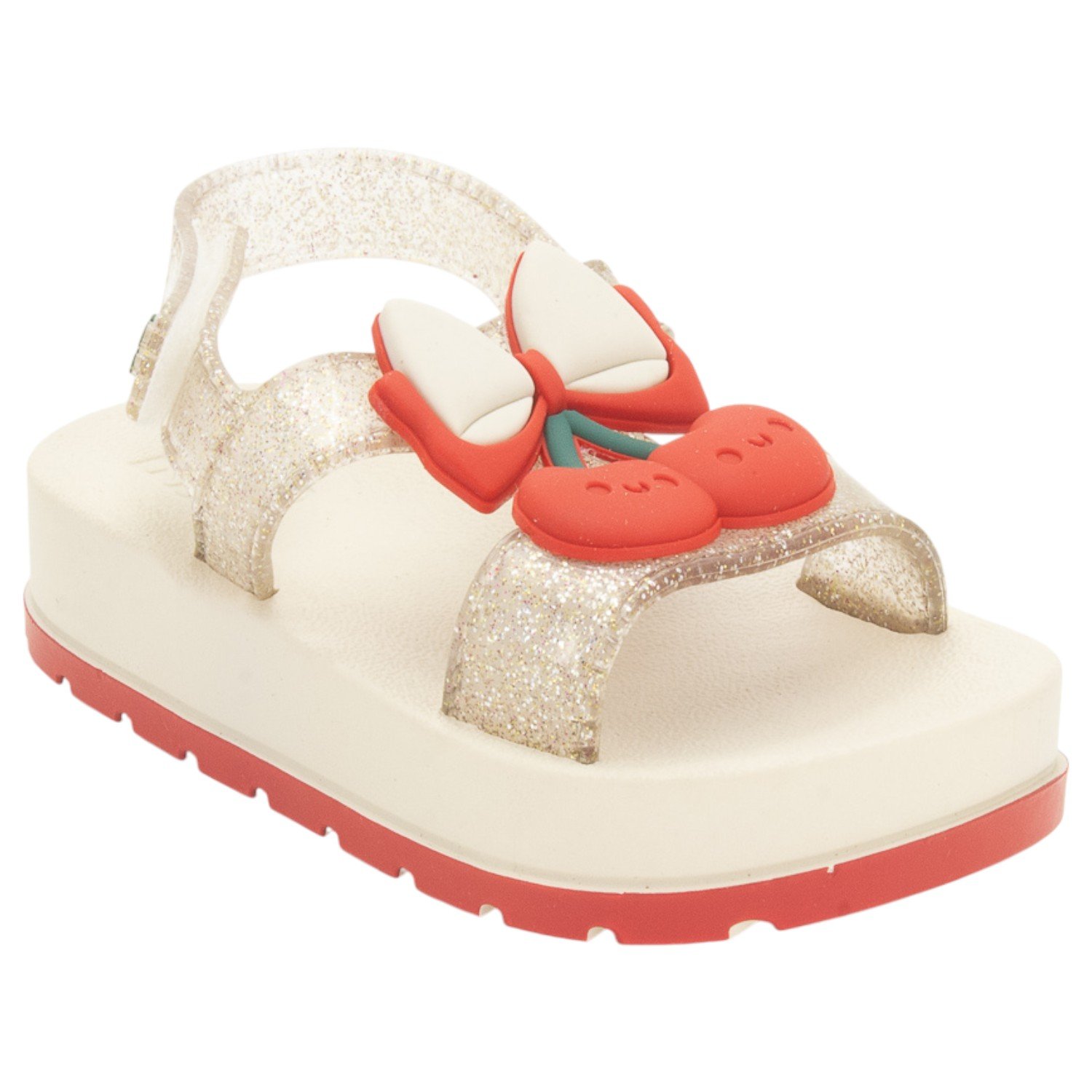 Sandália Infantil Menina Zaxynina Cherry - Off White Off White 2
