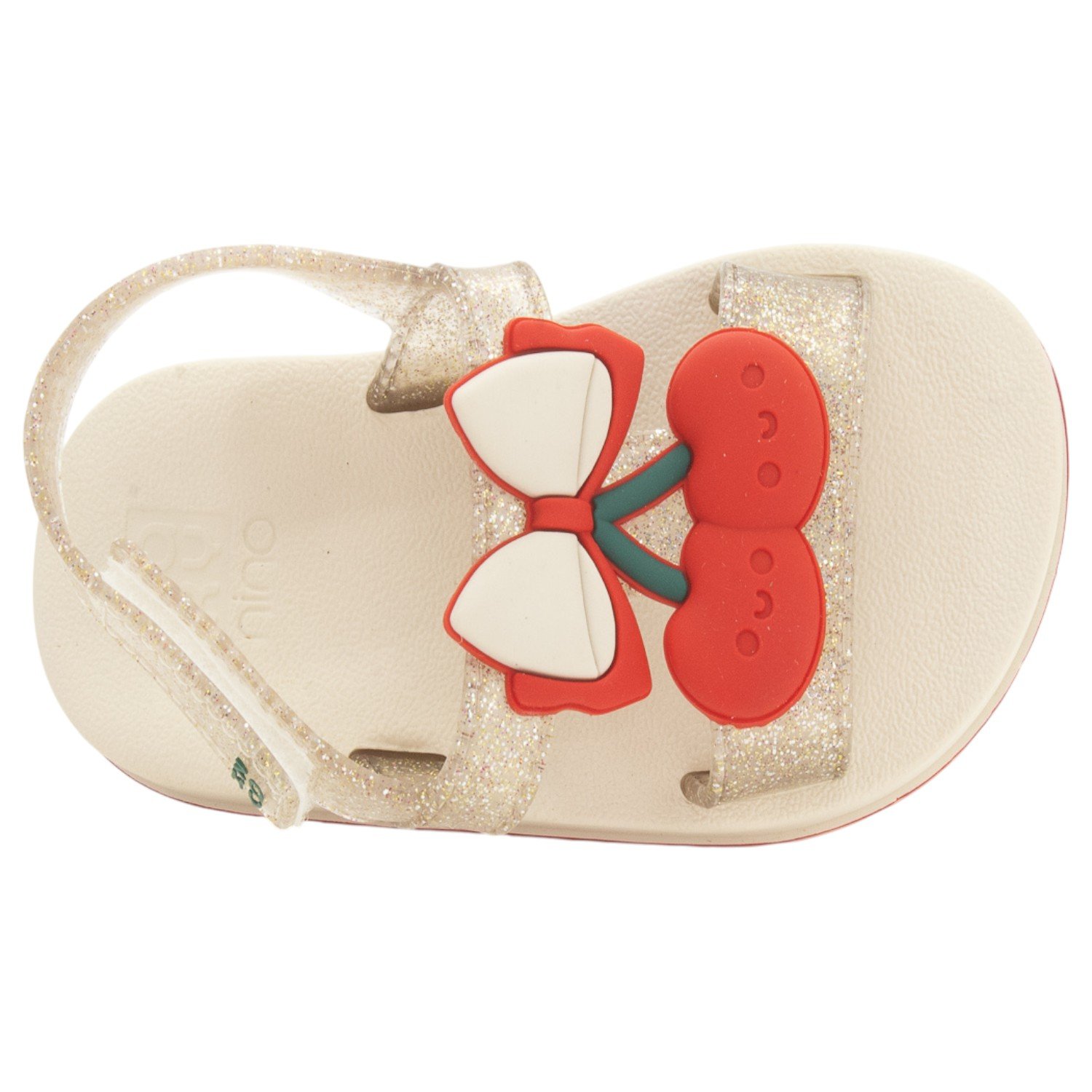 Sandália Infantil Menina Zaxynina Cherry - Off White Off White 5
