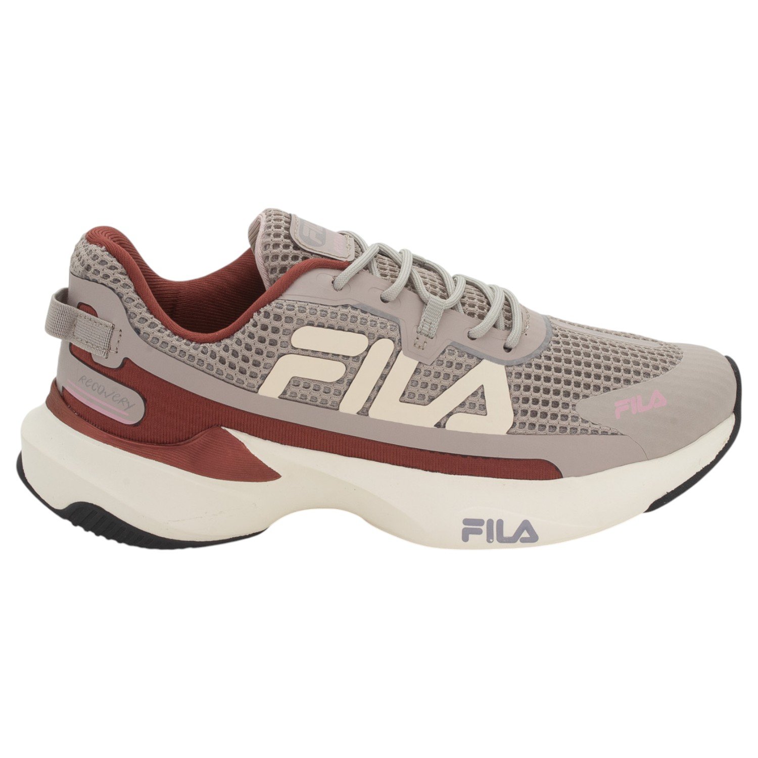 Tênis Feminino Fila Recovery - Bordô
