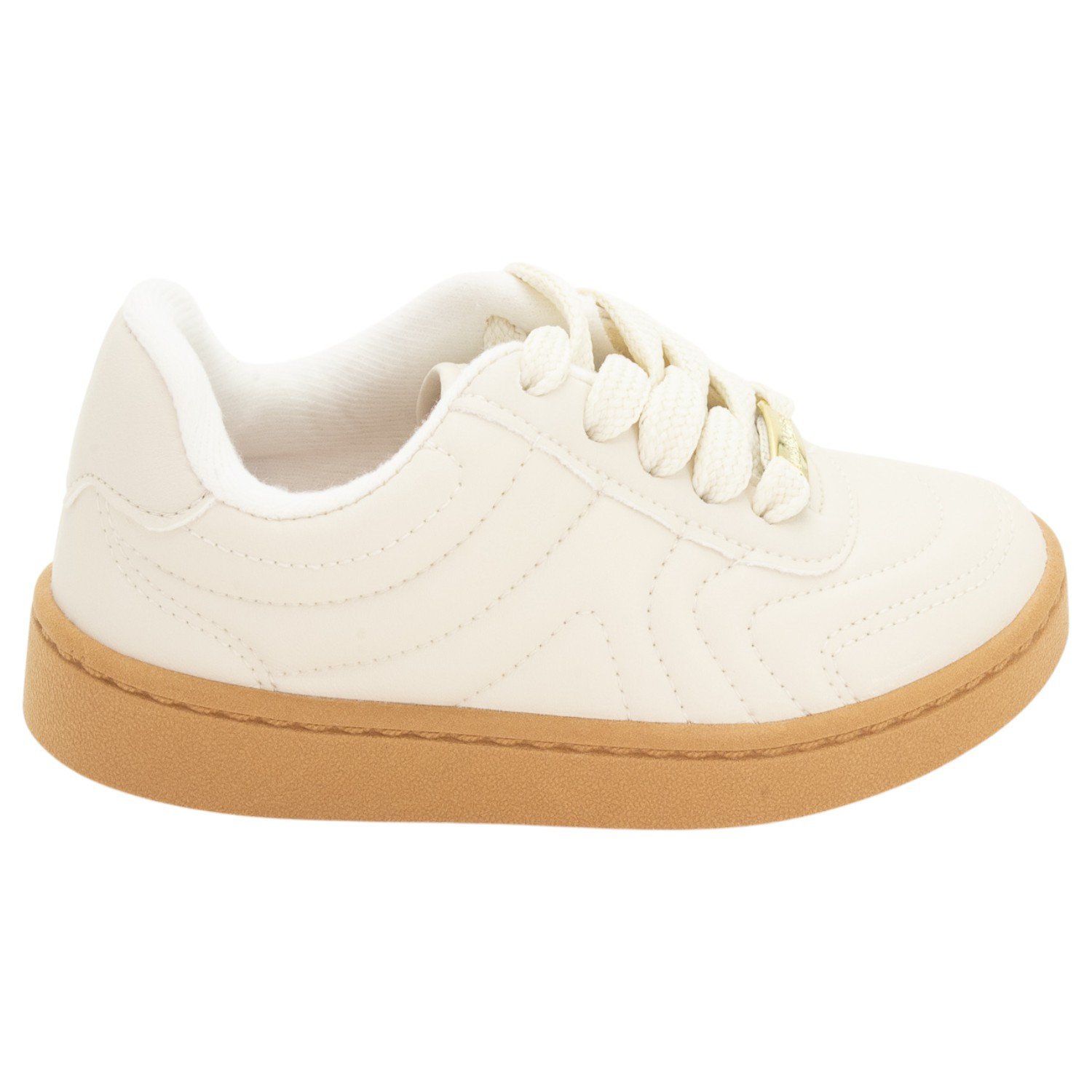 Tênis Infantil Menina Molekinha 2574.117 - Off White