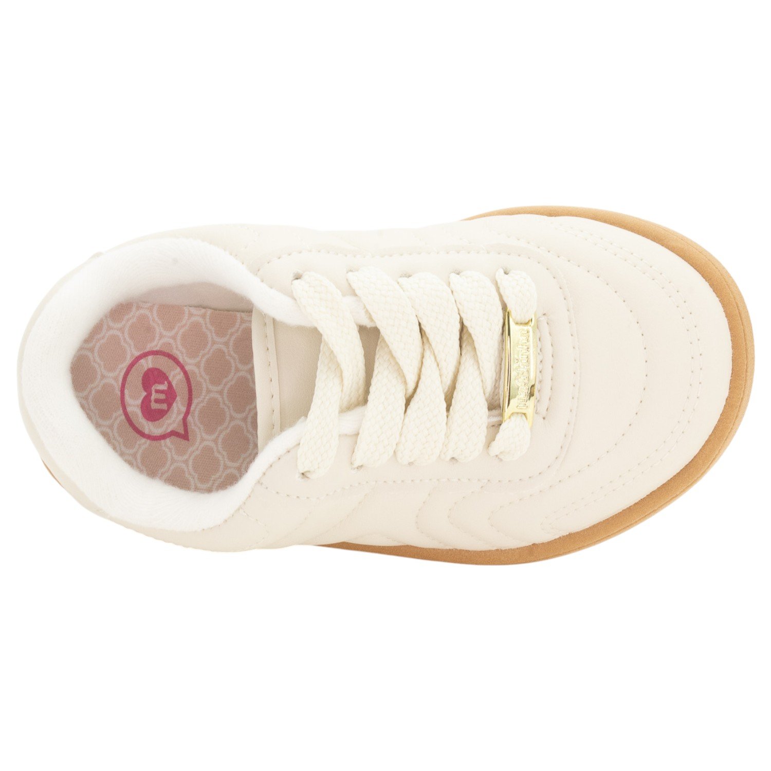 Tênis Infantil Menina Molekinha 2574.117 - Off White Off White 5