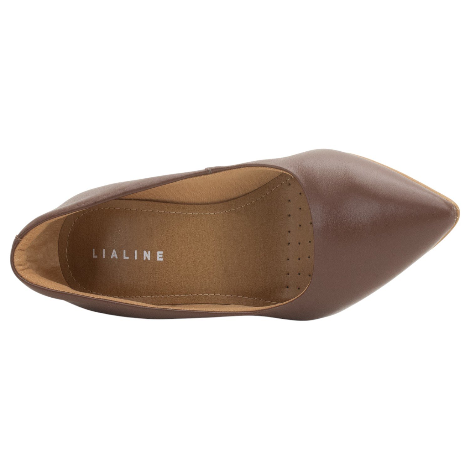 Scarpin Feminino Lia Line 2409.72112 - Marrom Marrom 5
