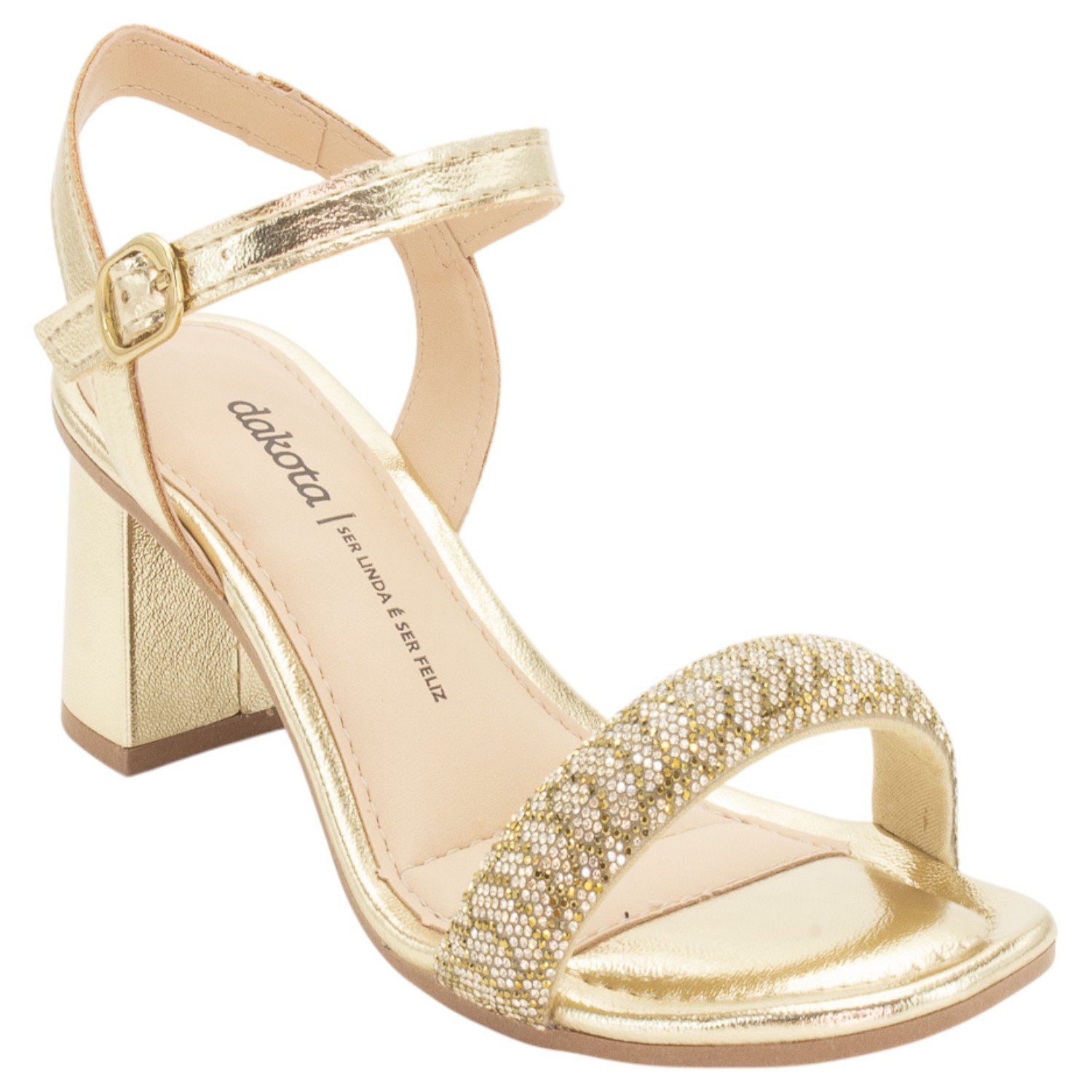 Sandália Feminina Dakota Y9741 - Dourado Dourado 2
