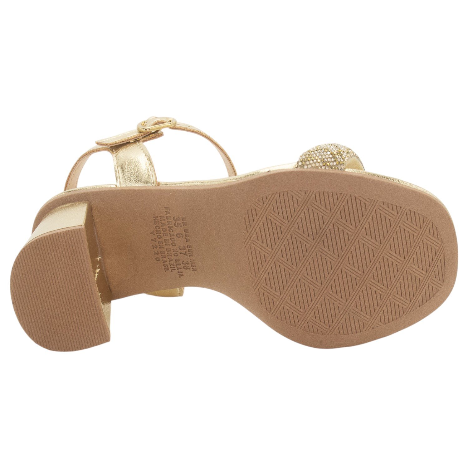 Sandália Feminina Dakota Y9741 - Dourado Dourado 4