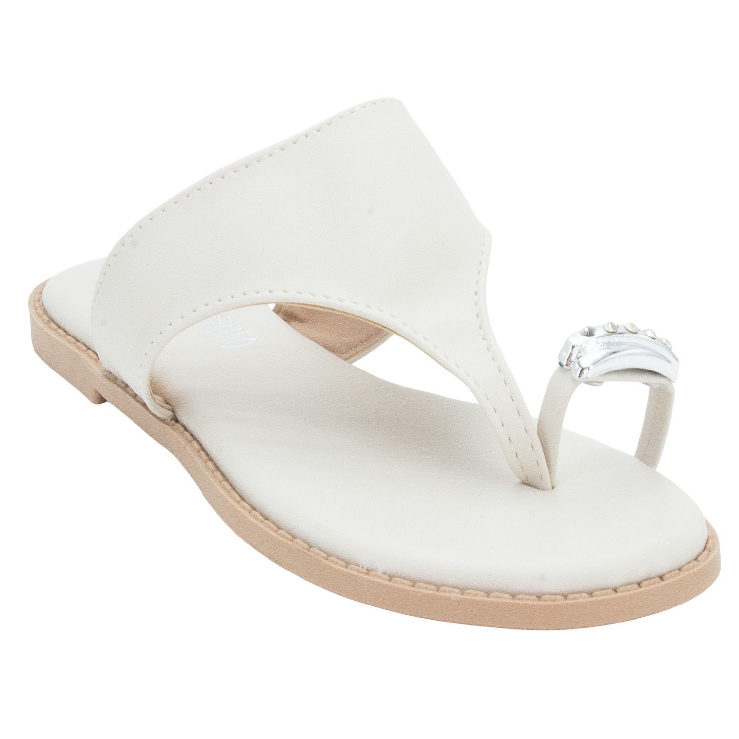Rasteira Feminina Marina Carvalho 1718 - Off White Branco 2