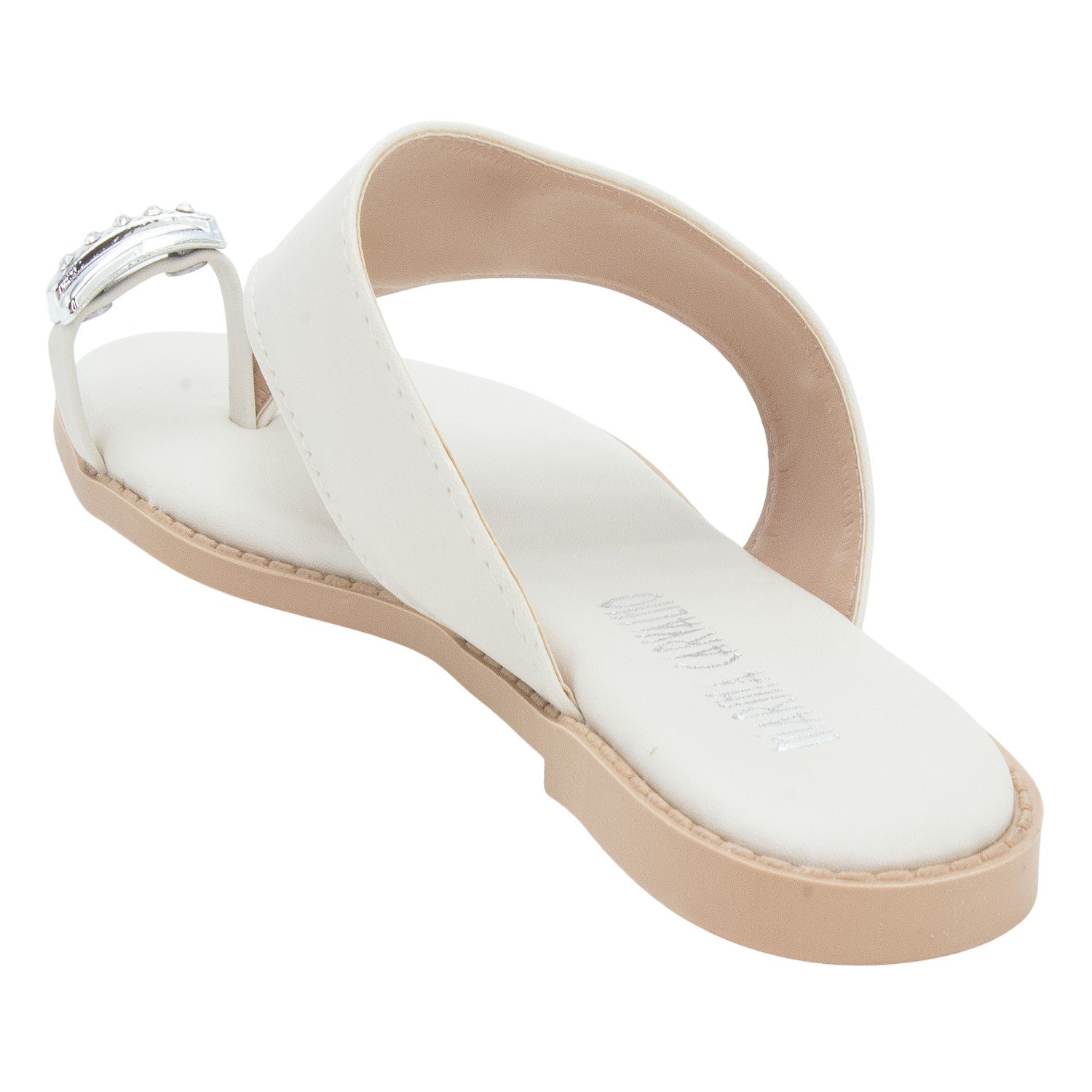 Rasteira Feminina Marina Carvalho 1718 - Off White Branco 3