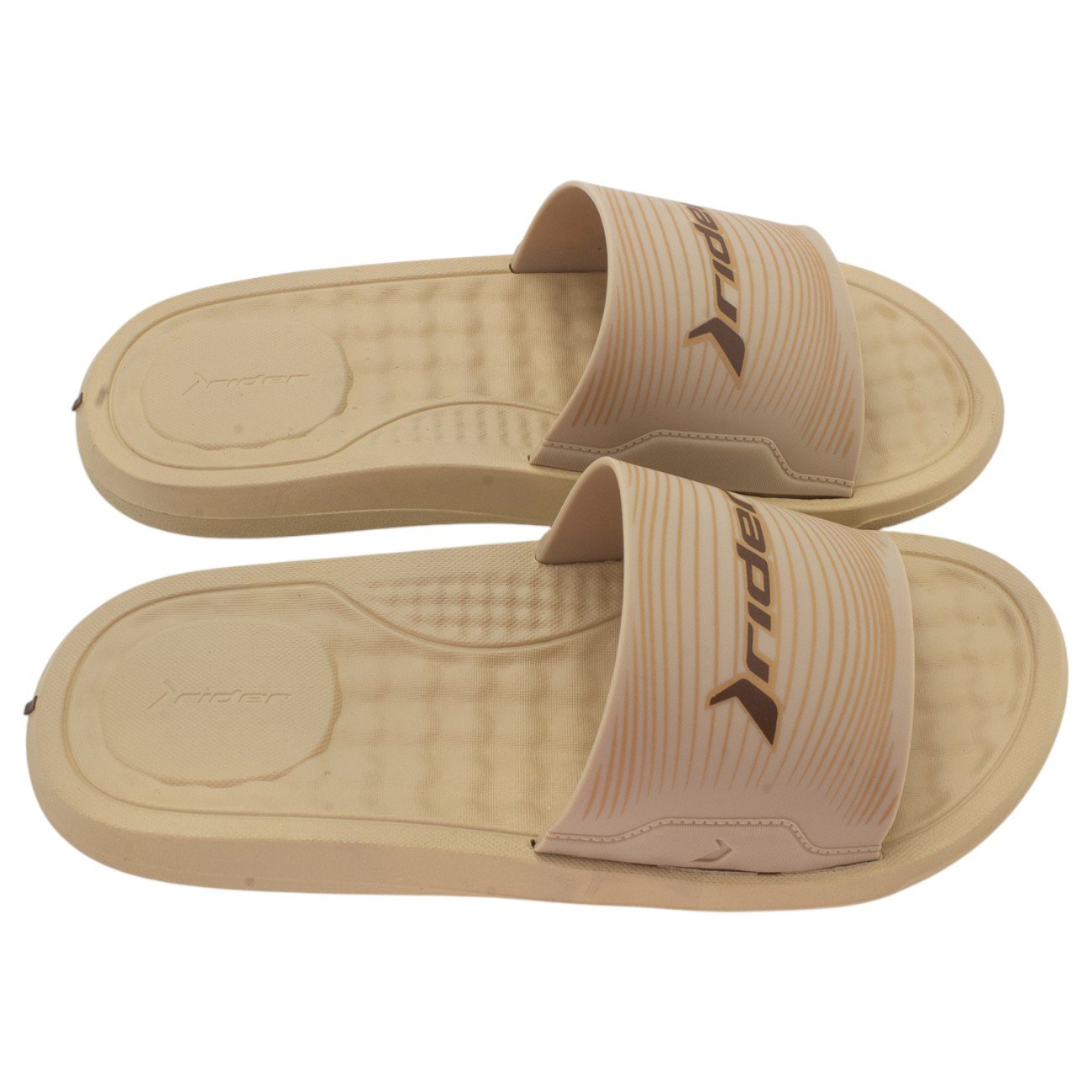 Chinelo Masculino Rider Step Slide - Bege Bege 2