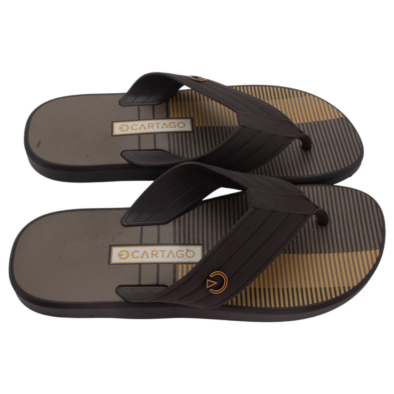 Chinelo Masculino Cartago Montreal - Marrom Marrom 2