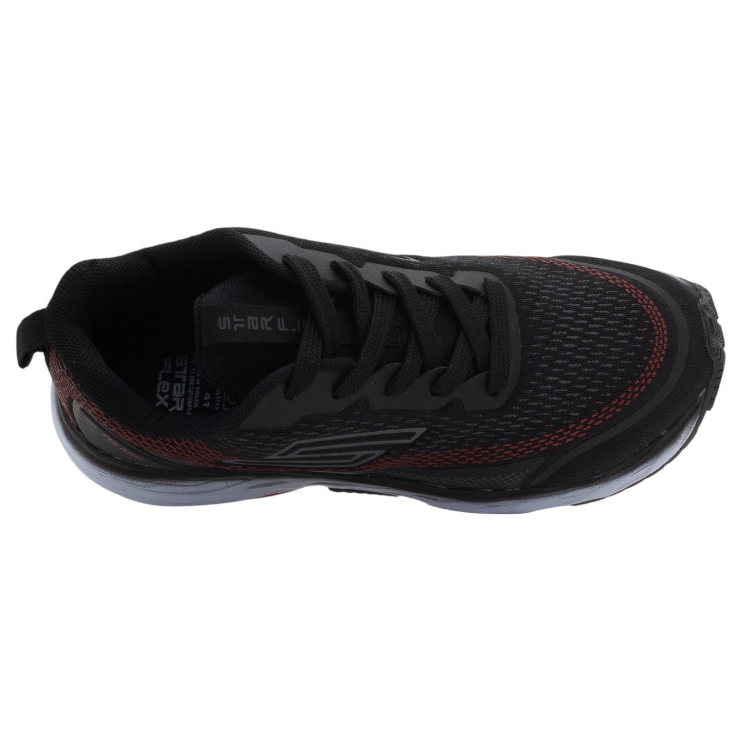 Tênis Masculino Star Flex 1851 - Preto Preto 5