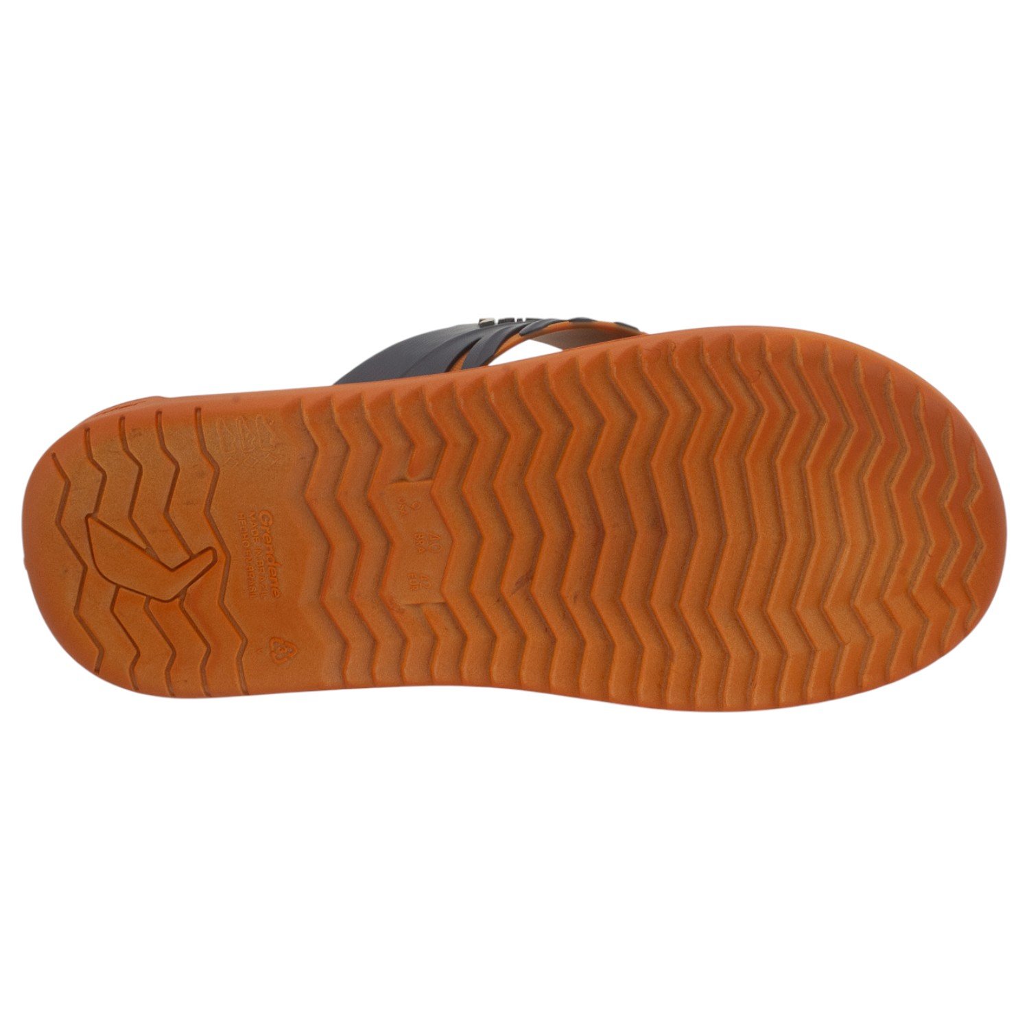 Chinelo Masculino Rider Drift - Laranja Preto/Laranja 4