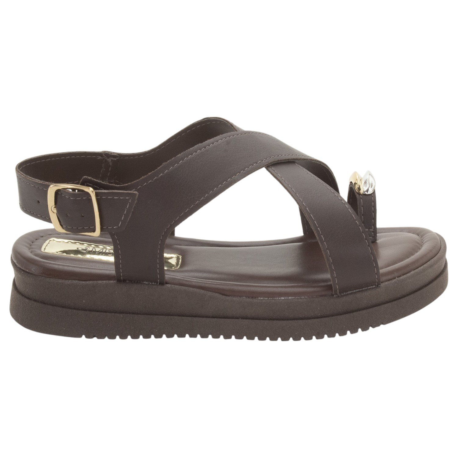 Sandália Feminina Mississipi MF111 - Marrom