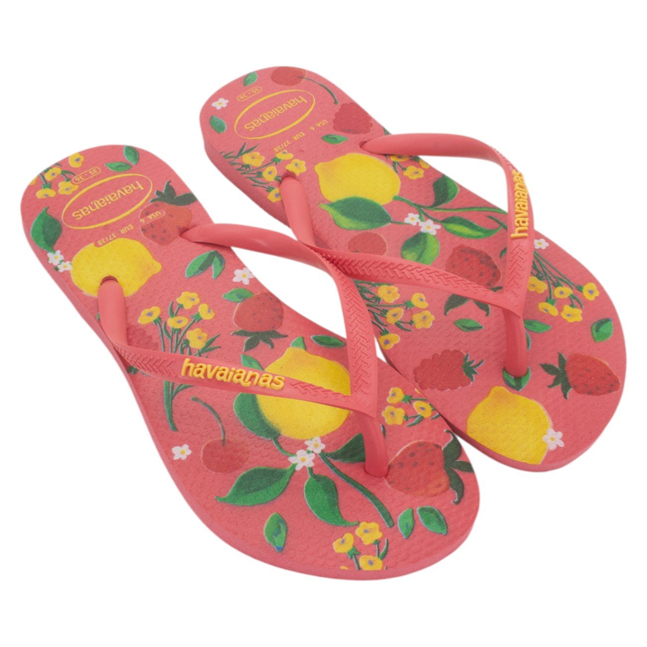 Chinelo Feminino Havaianas Slim Summer Bliss - Coral