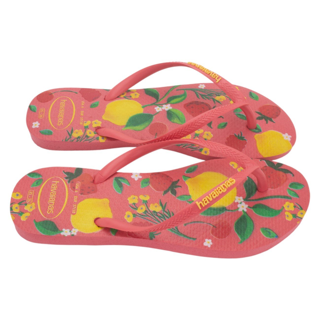 Chinelo Feminino Havaianas Slim Summer Bliss - Coral Coral 2