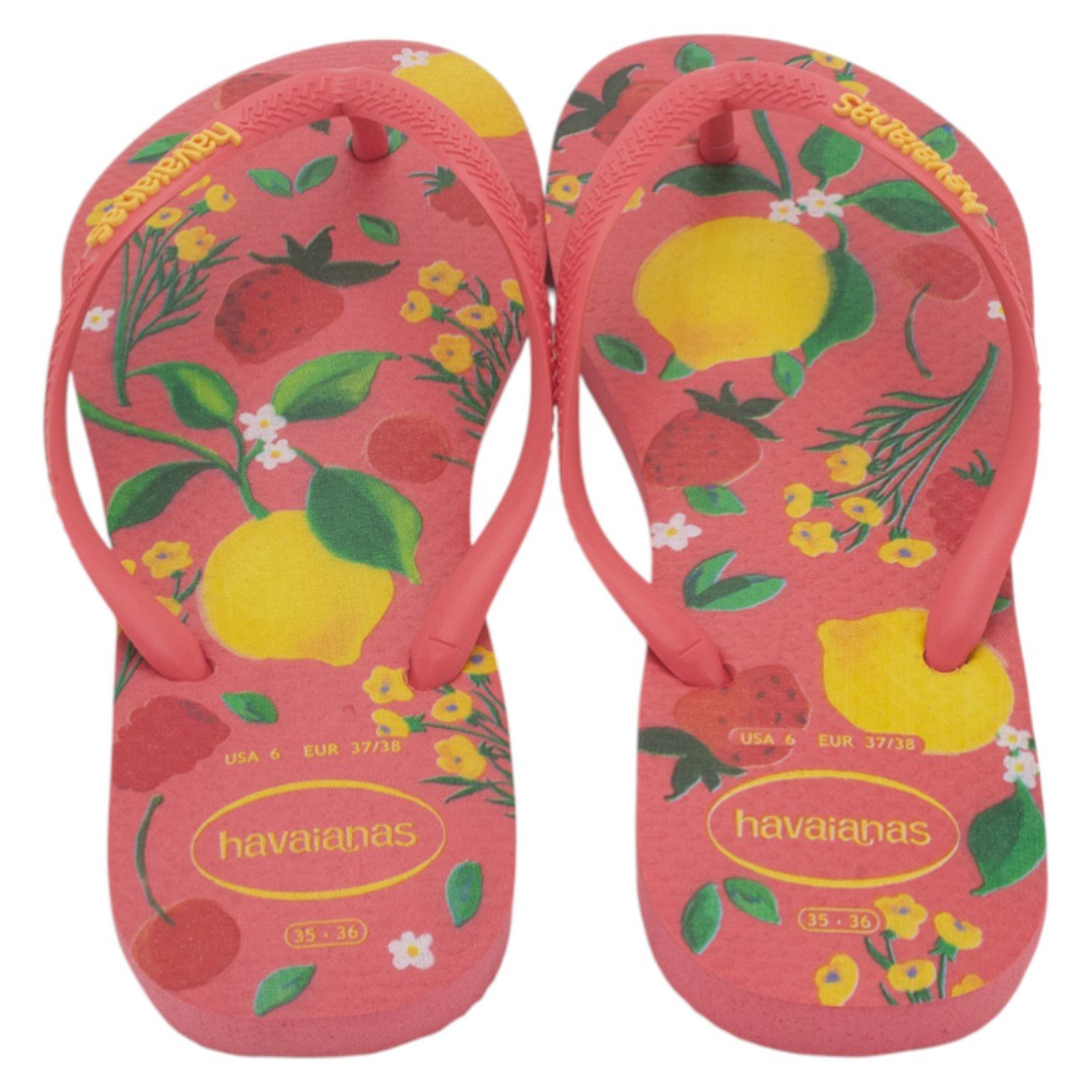 Chinelo Feminino Havaianas Slim Summer Bliss - Coral Coral 3