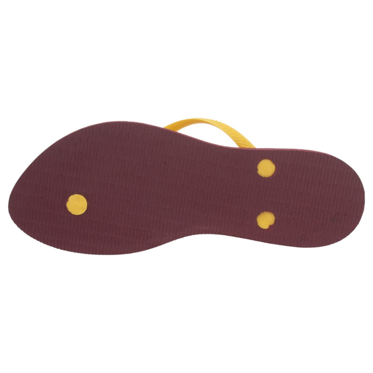 Chinelo Feminino Havaianas Slim Point - Amarelo Amarelo 4