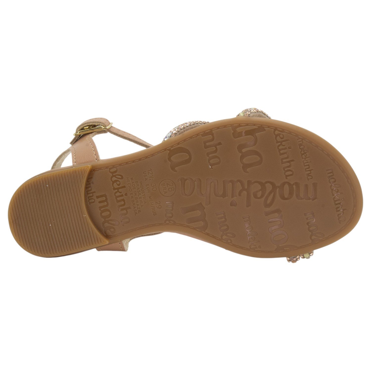 Sandália Infantil Menina Molekinha 2157.1203 - Nude Bege 4