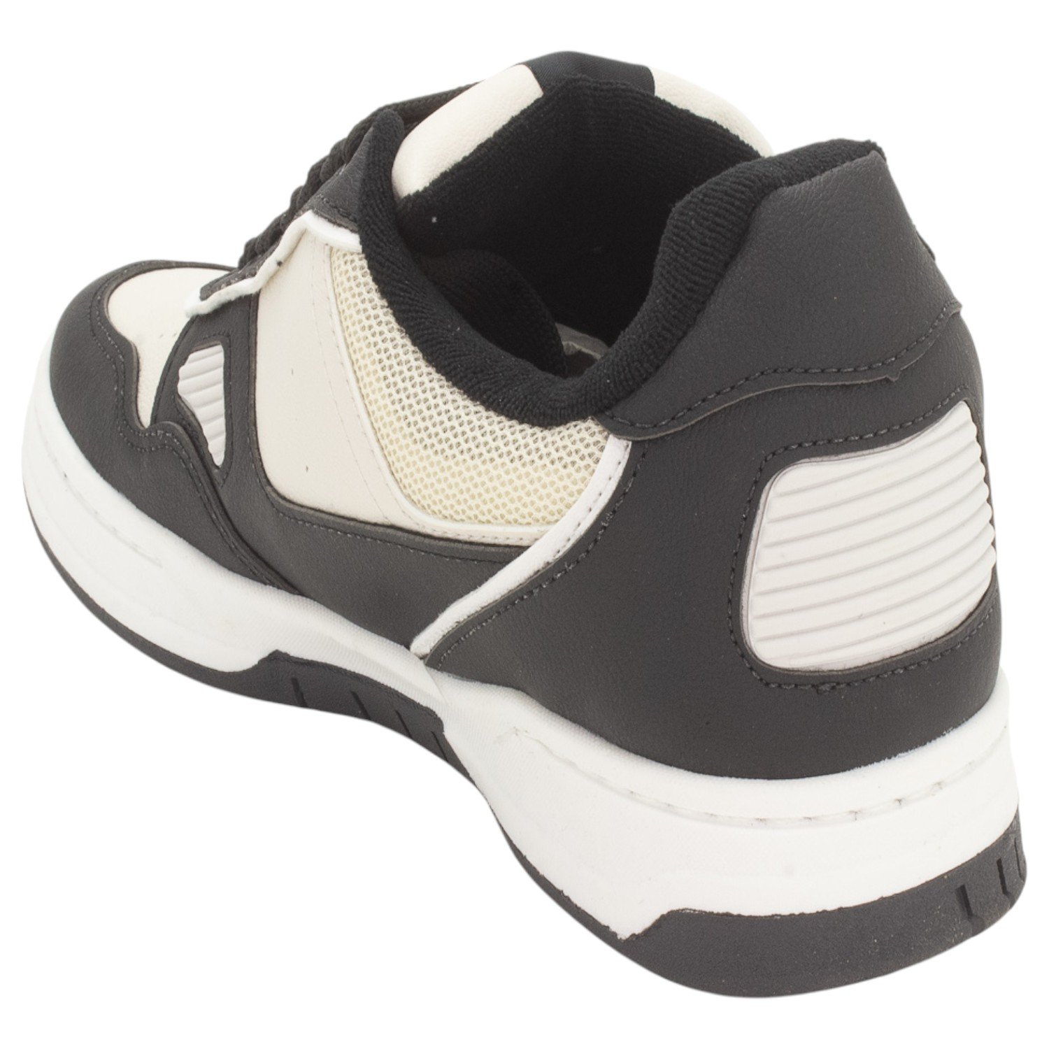 Tênis Masculino Energy 1901A - Preto Preto/Off White 3