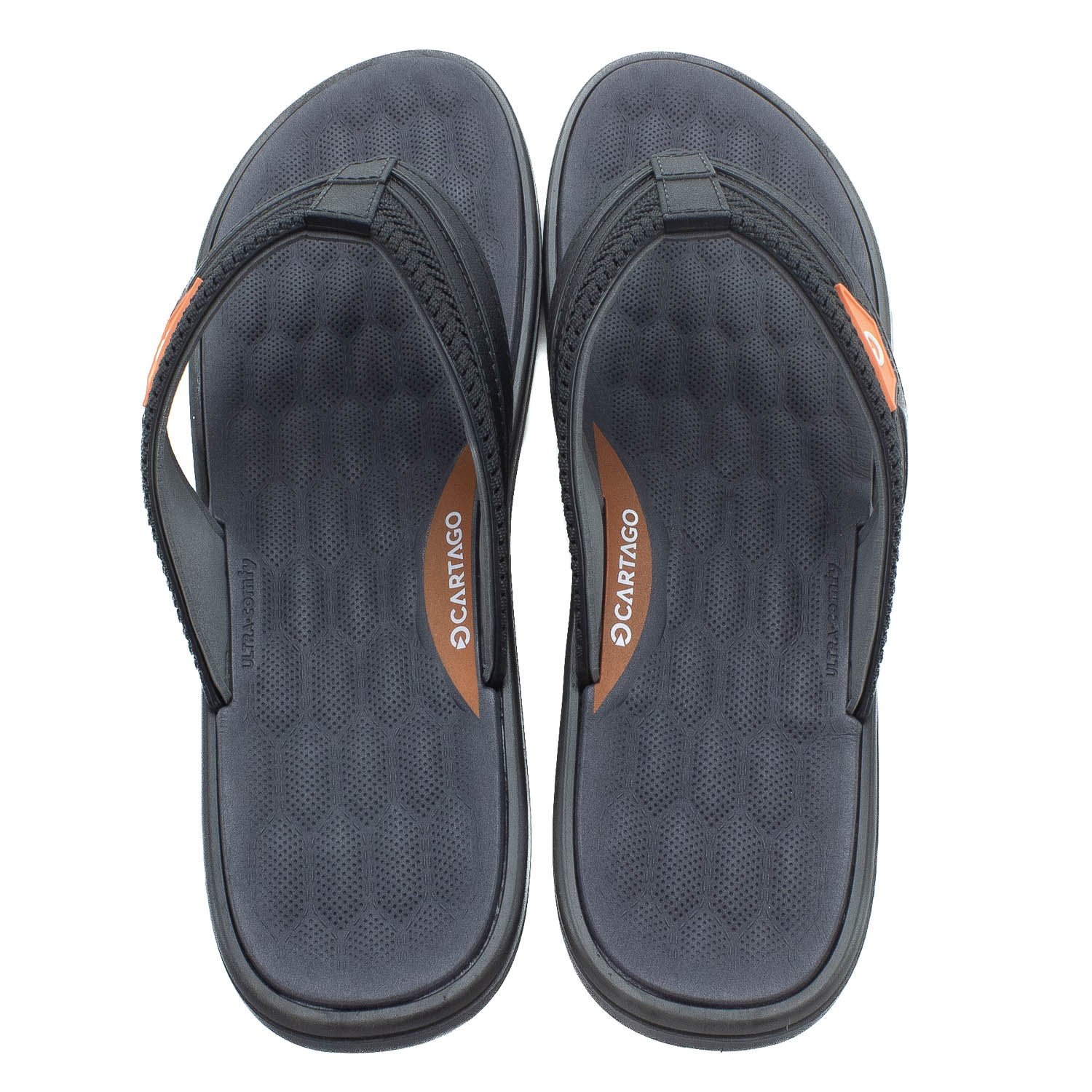 Chinelo Masculino Cartago Malta VI - Preto Preto 3