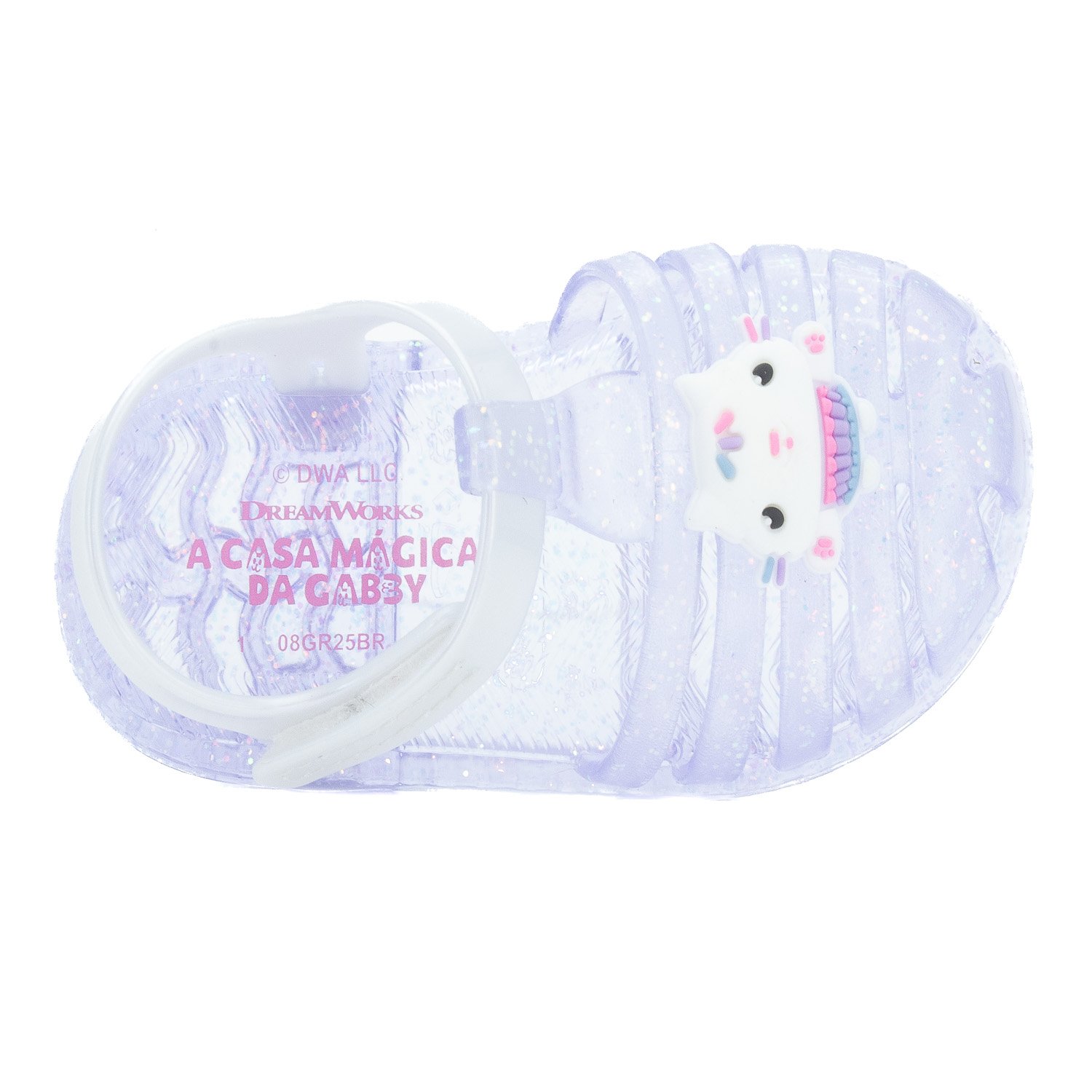 Sandália Infantil Menina Grendene A Casa Mágica De Gabby - Transparente Roxo 5