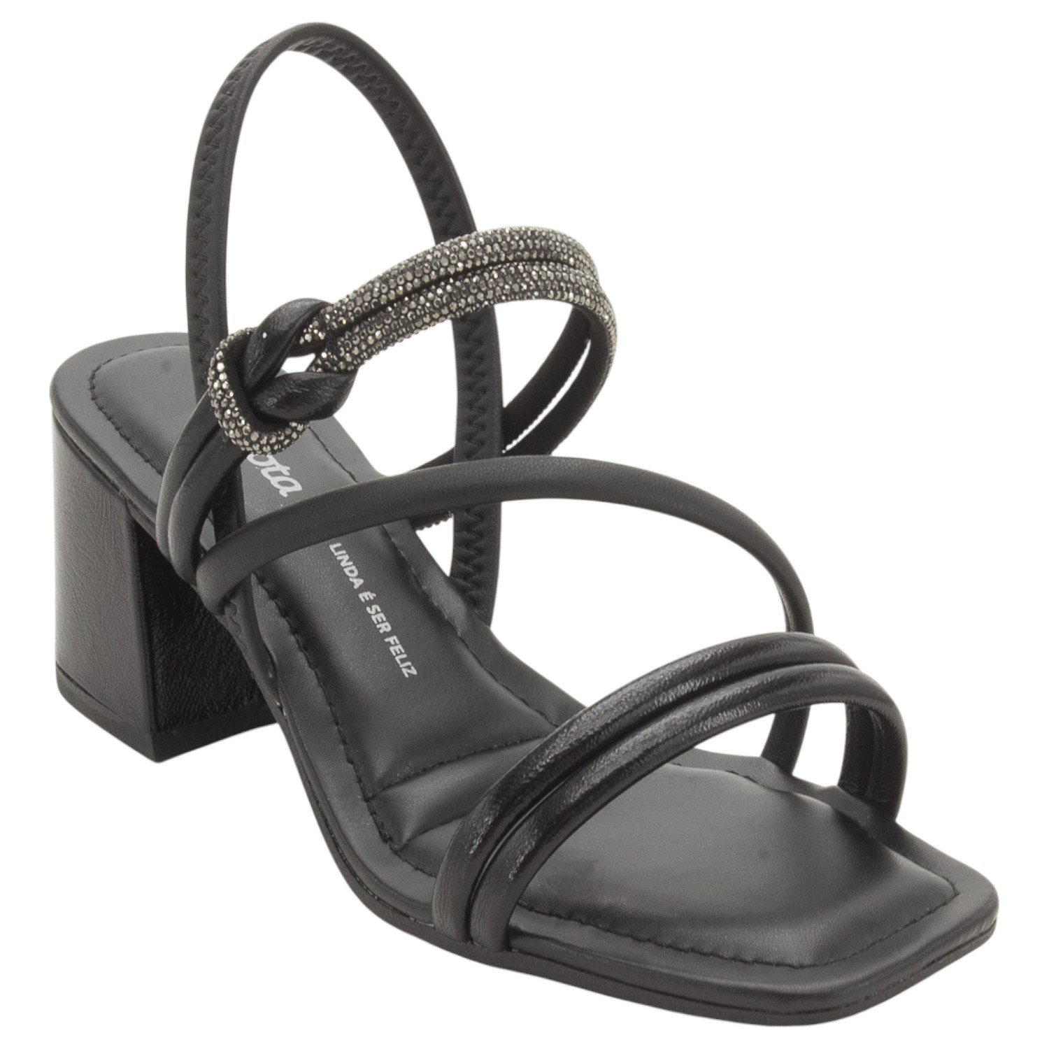 Sandália Feminina Dakota Y9412 - Preto Preto 2