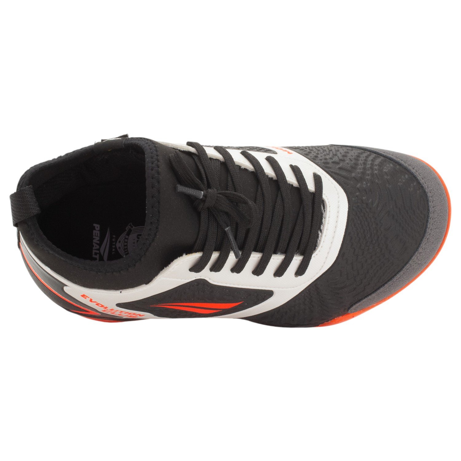 Chuteira Futsal Masculina Penalty Evolution Club Locker Y-1 - Preto Preto 5